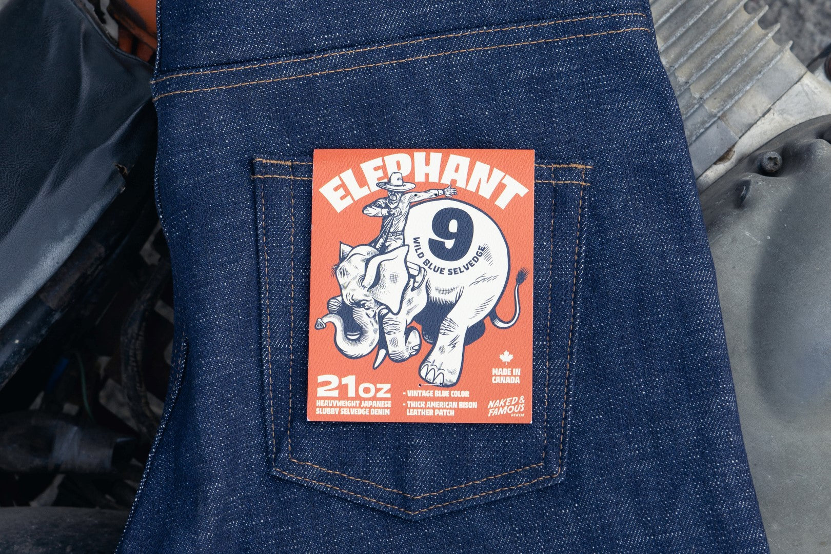 超美品　the elephant 再構築デニム Elephant 9 - Wild Blue