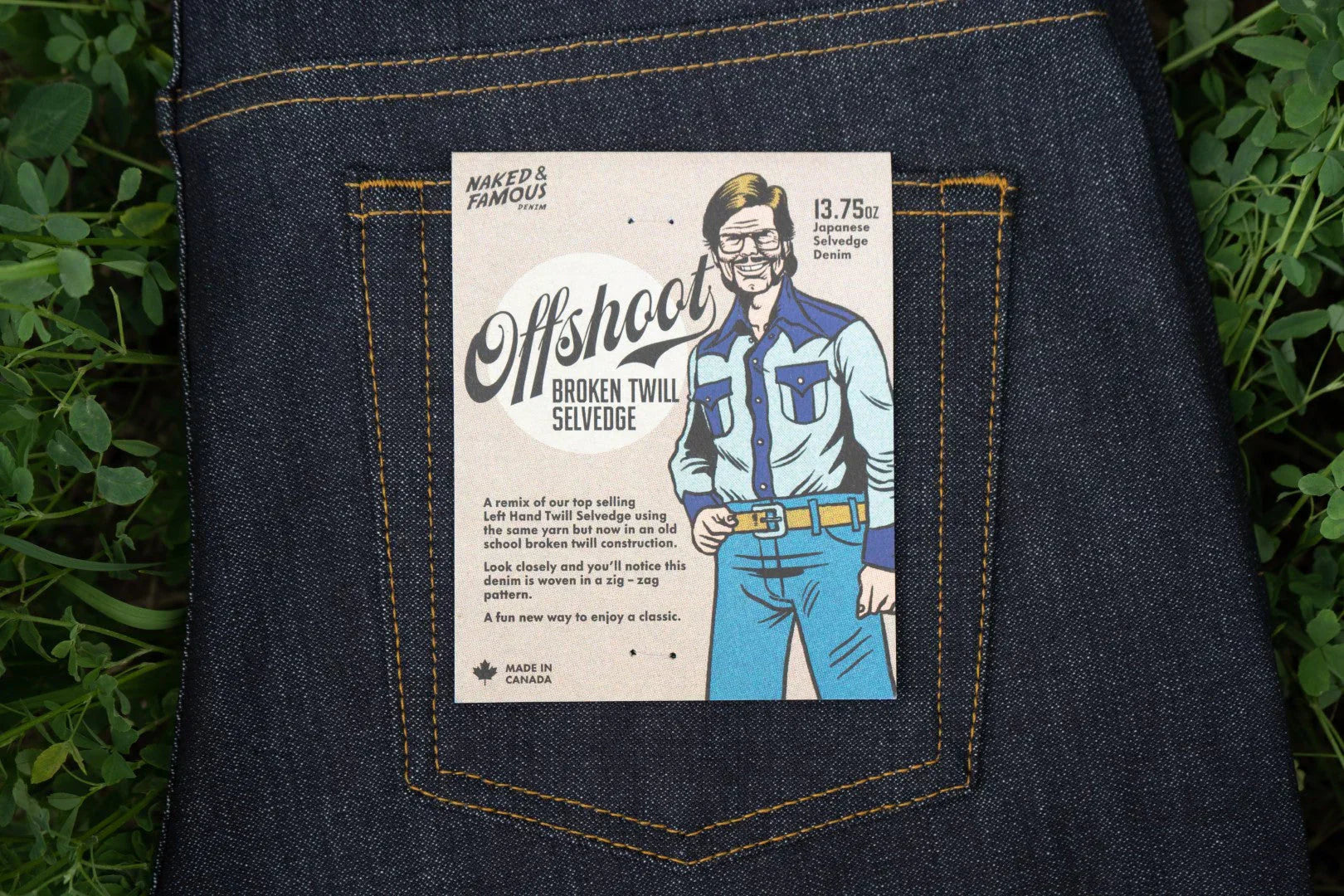成田昭次 ／ What's「 What's This」 Offshoot Broken Twill Selvedge - Strong Guy Edition