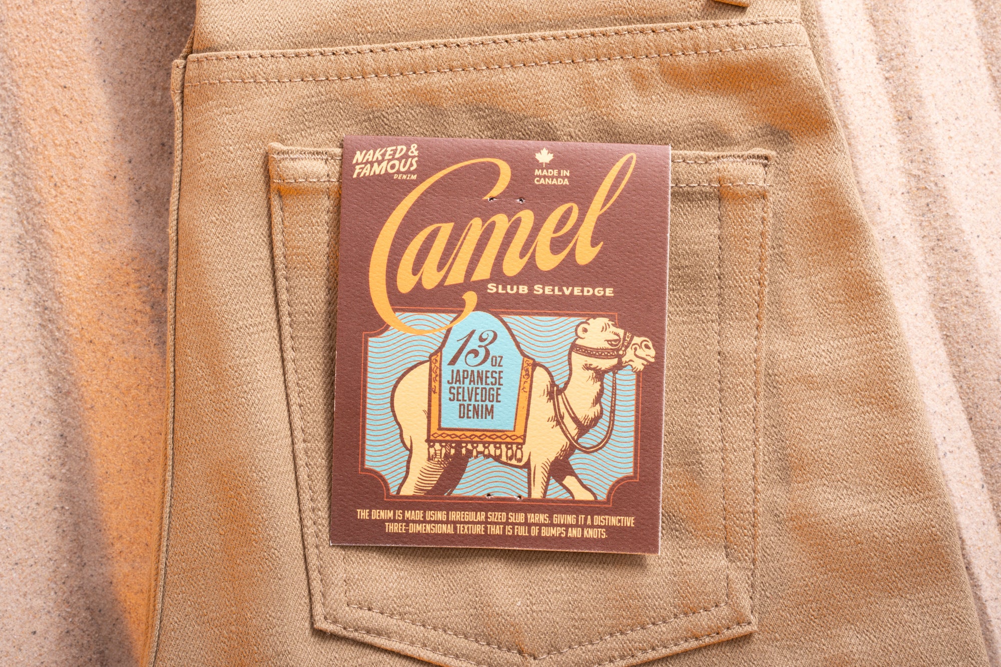 Warm Up Your Autumn Style With The Camel Slub Selvedge