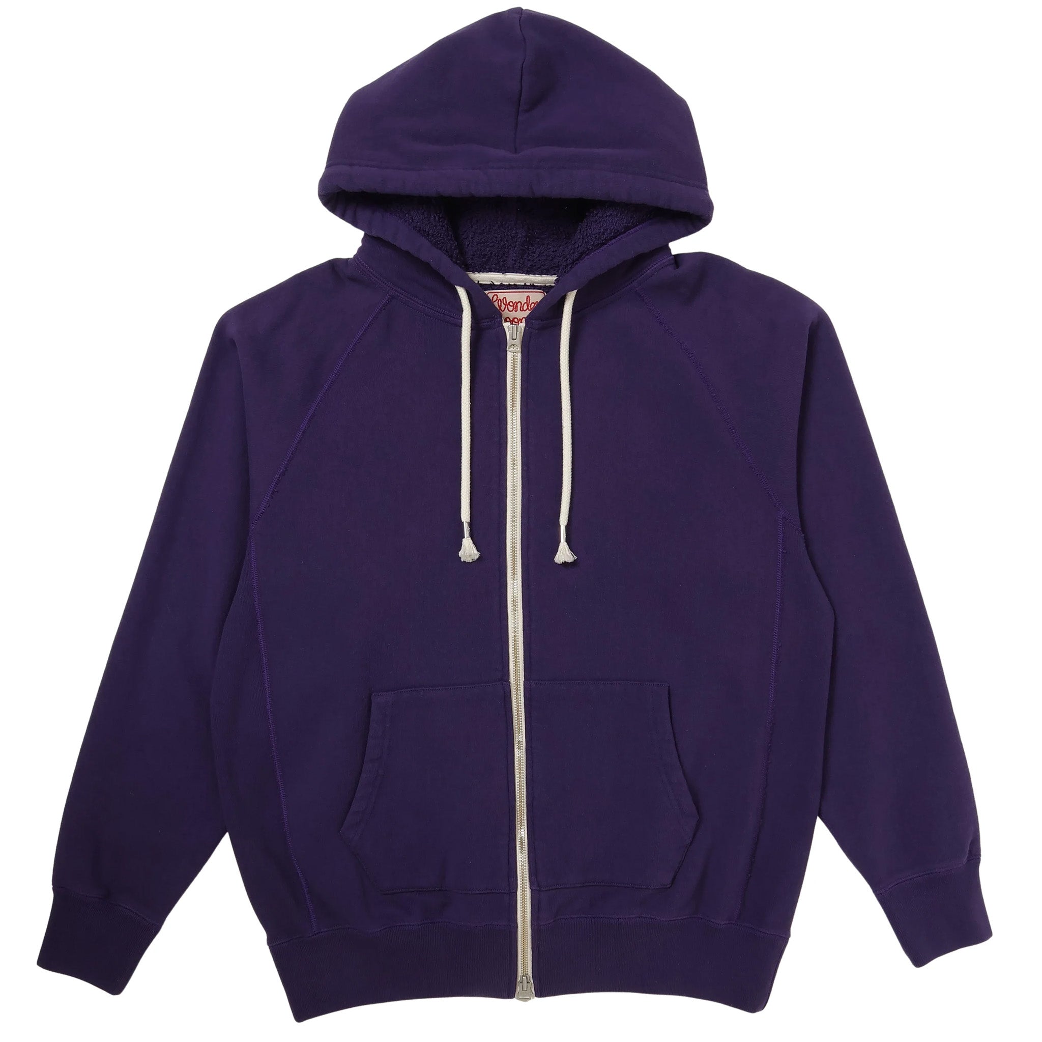 Zip Hoodie - Super Looper French Terry - Purple