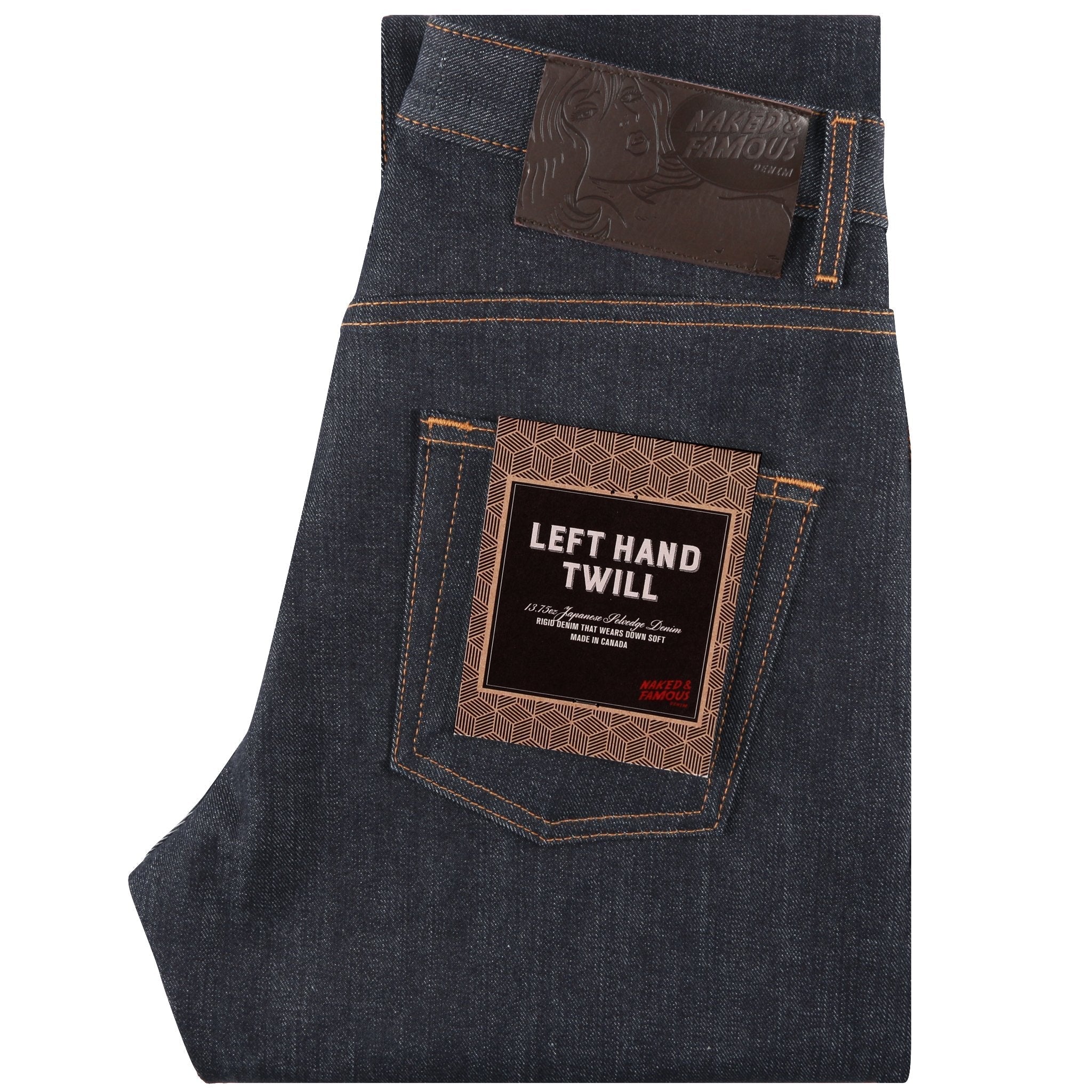 Easy Guy - Left Hand Twill Selvedge - 36" Long Inseam by Naked & Famous Denim