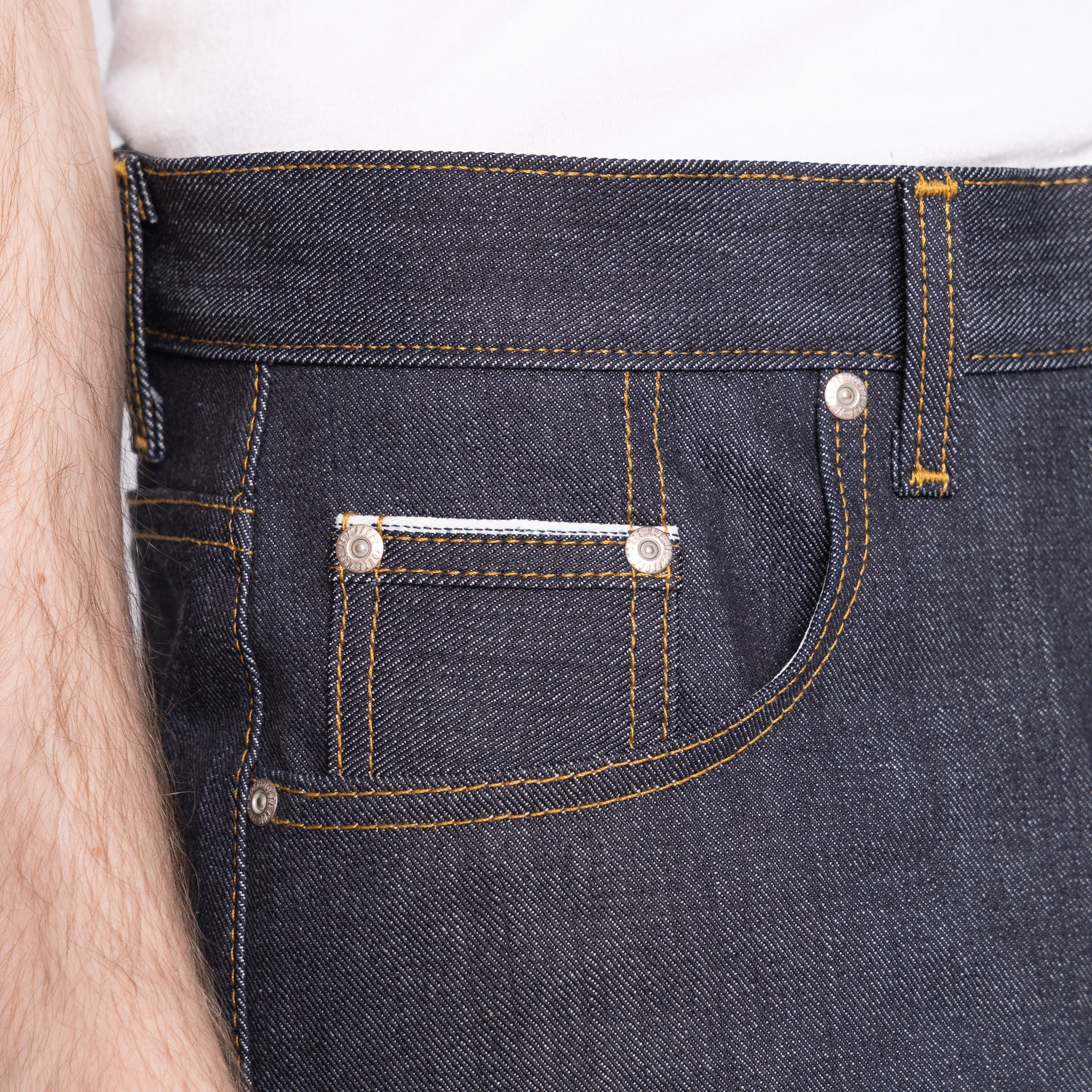 Easy Guy - Left Hand Twill Selvedge - 36" Long Inseam by Naked & Famous Denim