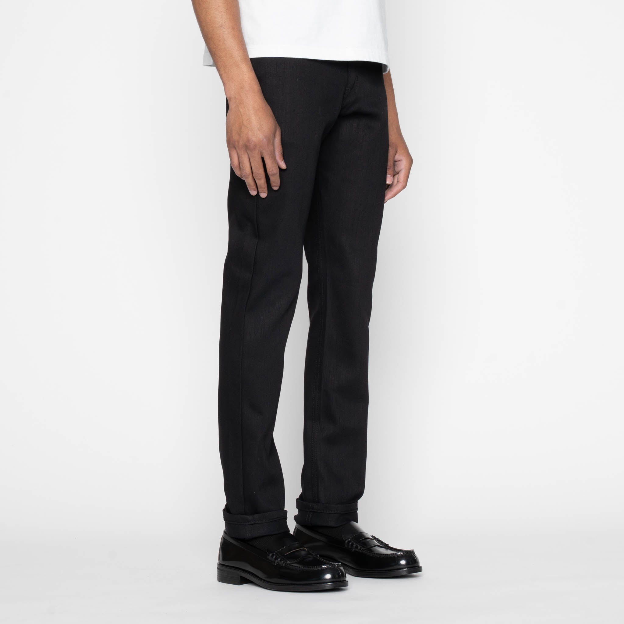 Weird Guy - Black Power Stretch by Naked & Famous Denim
