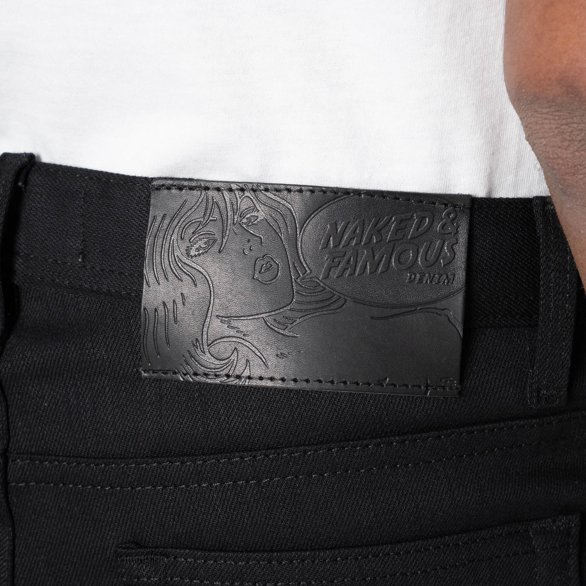 Weird Guy - Black Power Stretch by Naked & Famous Denim