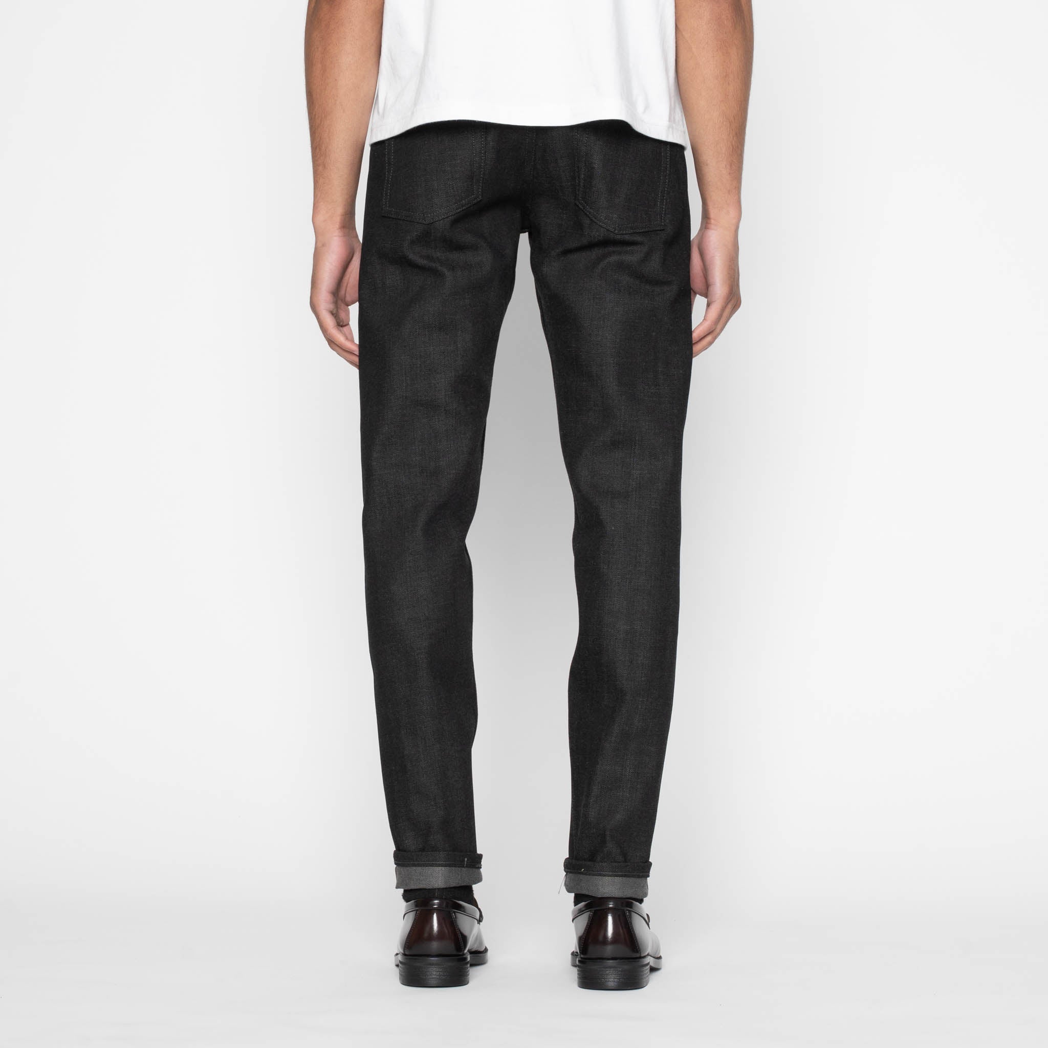 Easy Guy - Black x Grey Stretch Selvedge