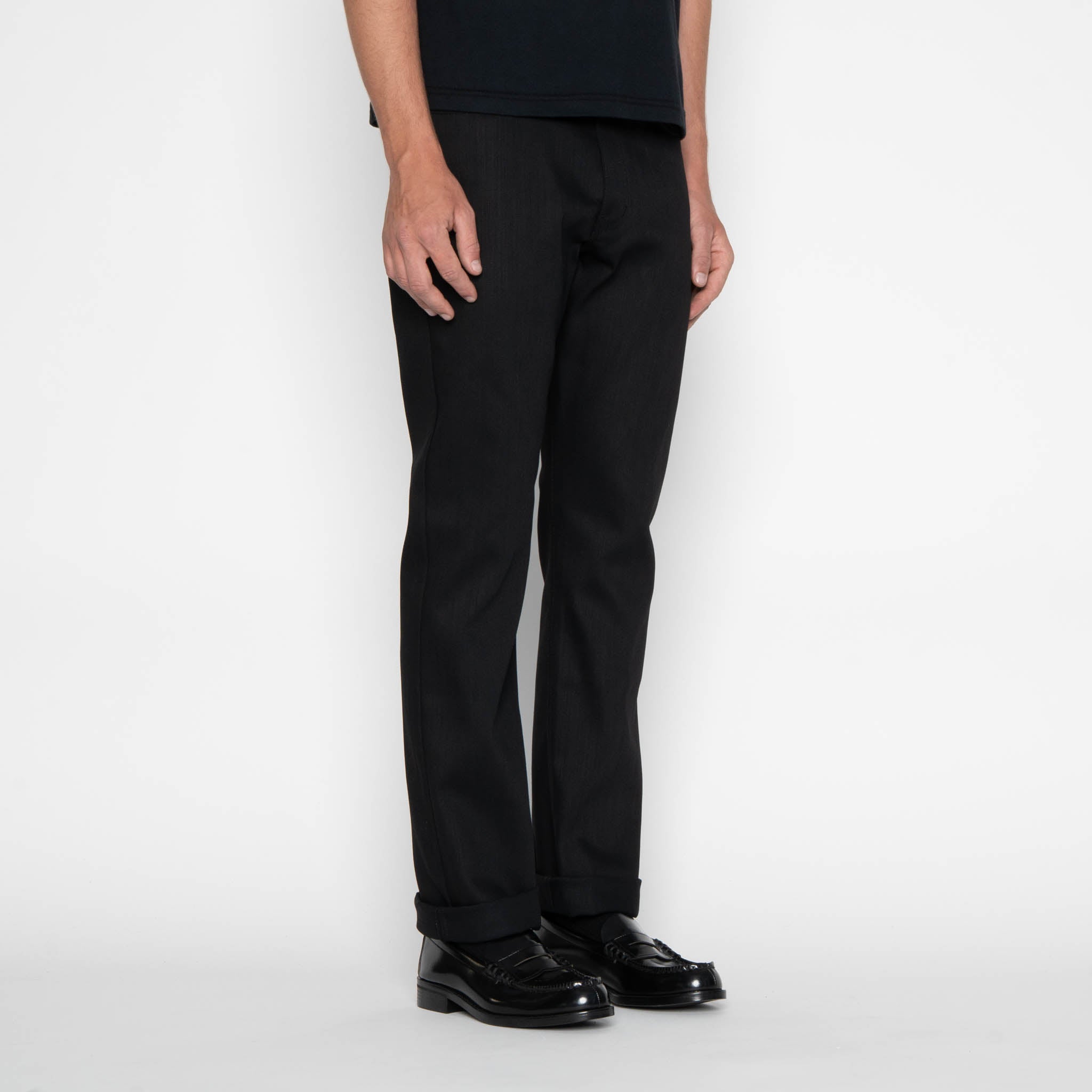 True Guy - Black Power Stretch by Naked & Famous Denim