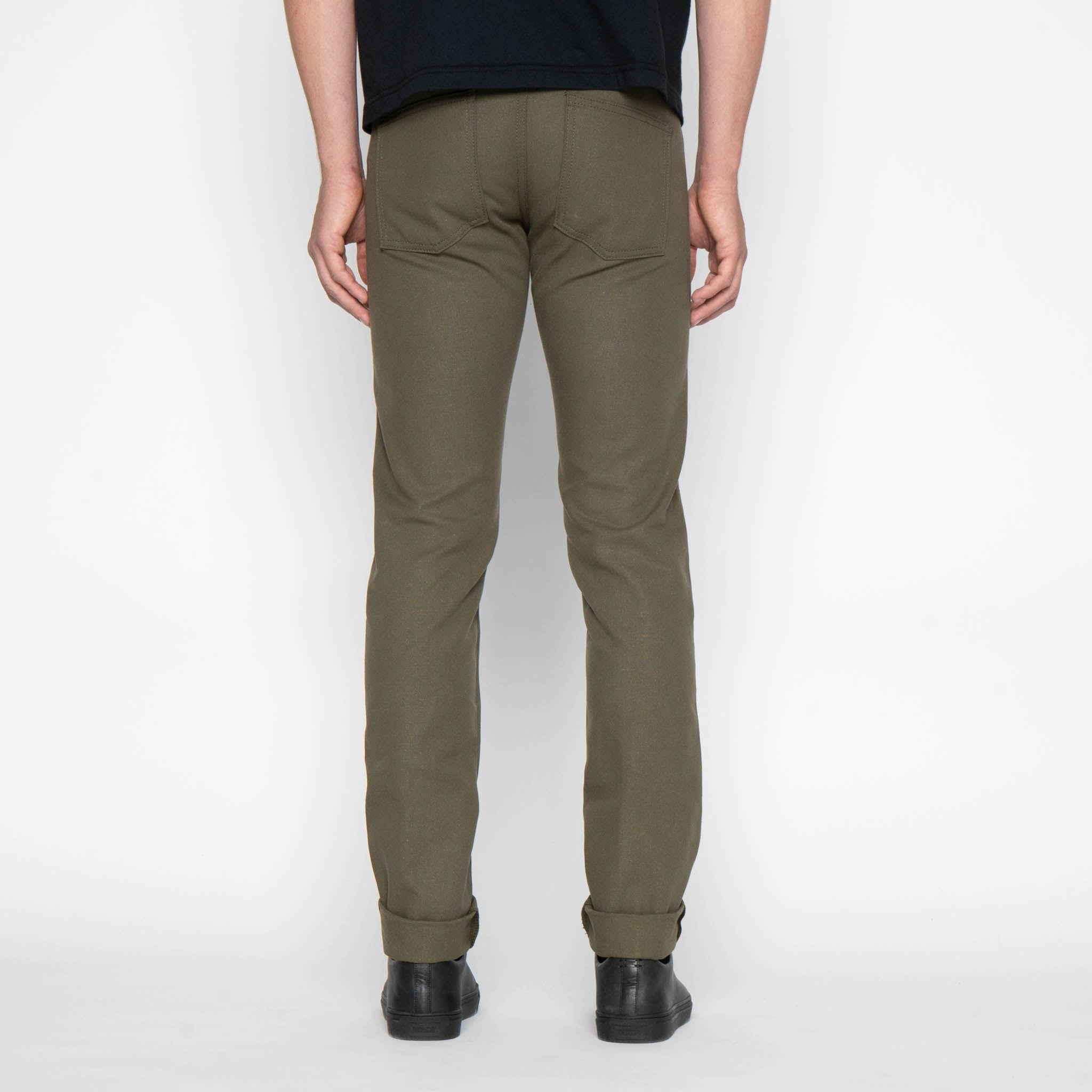 Super Guy - Army Green Duck Selvedge by Naked & Famous Denim