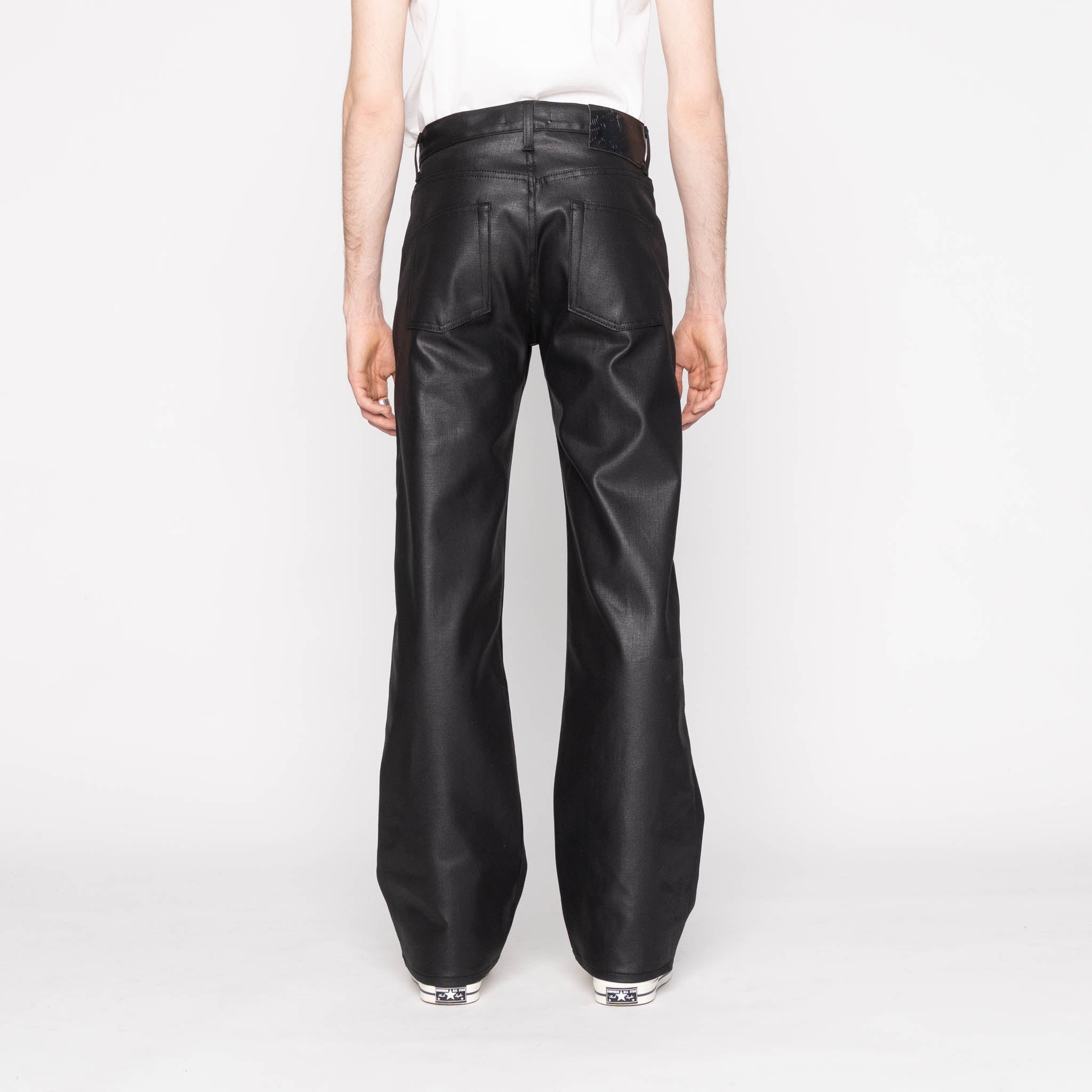 Strong Guy - Wax Coated Black Stretch by Naked & Famous Denim