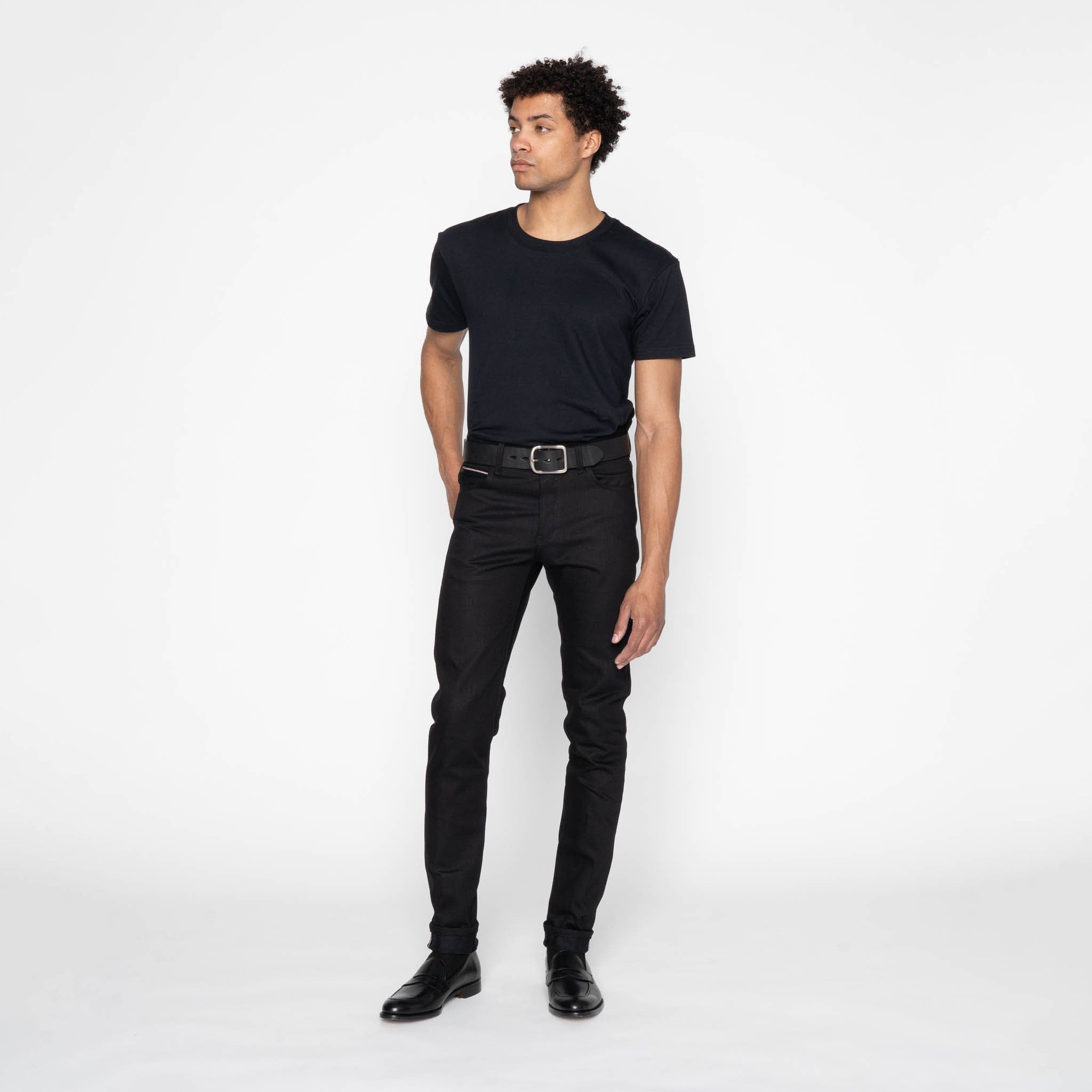 "Super Guy" - Selvedge Noir Uni