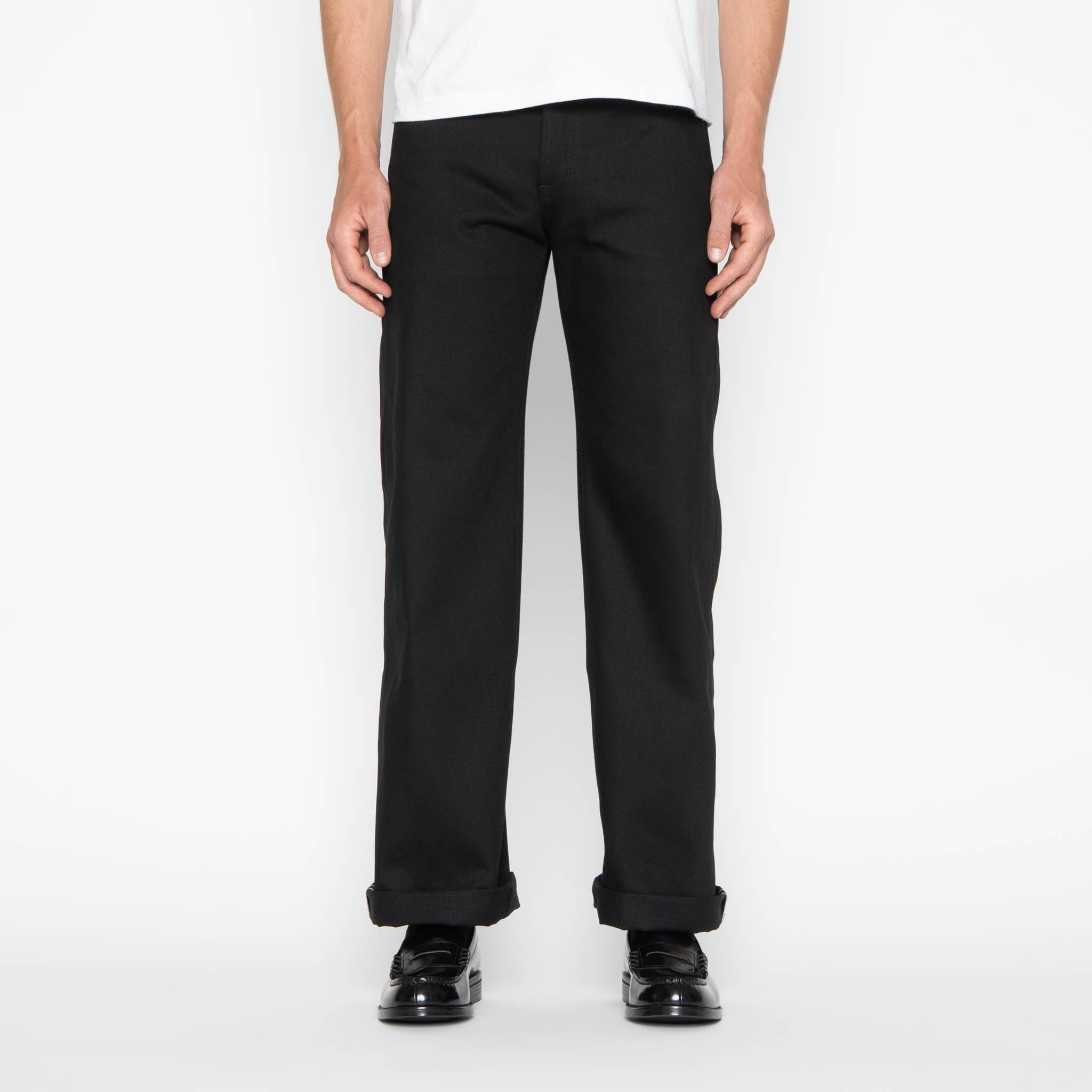 Strong Guy - Solid Black Selvedge by Naked & Famous Denim