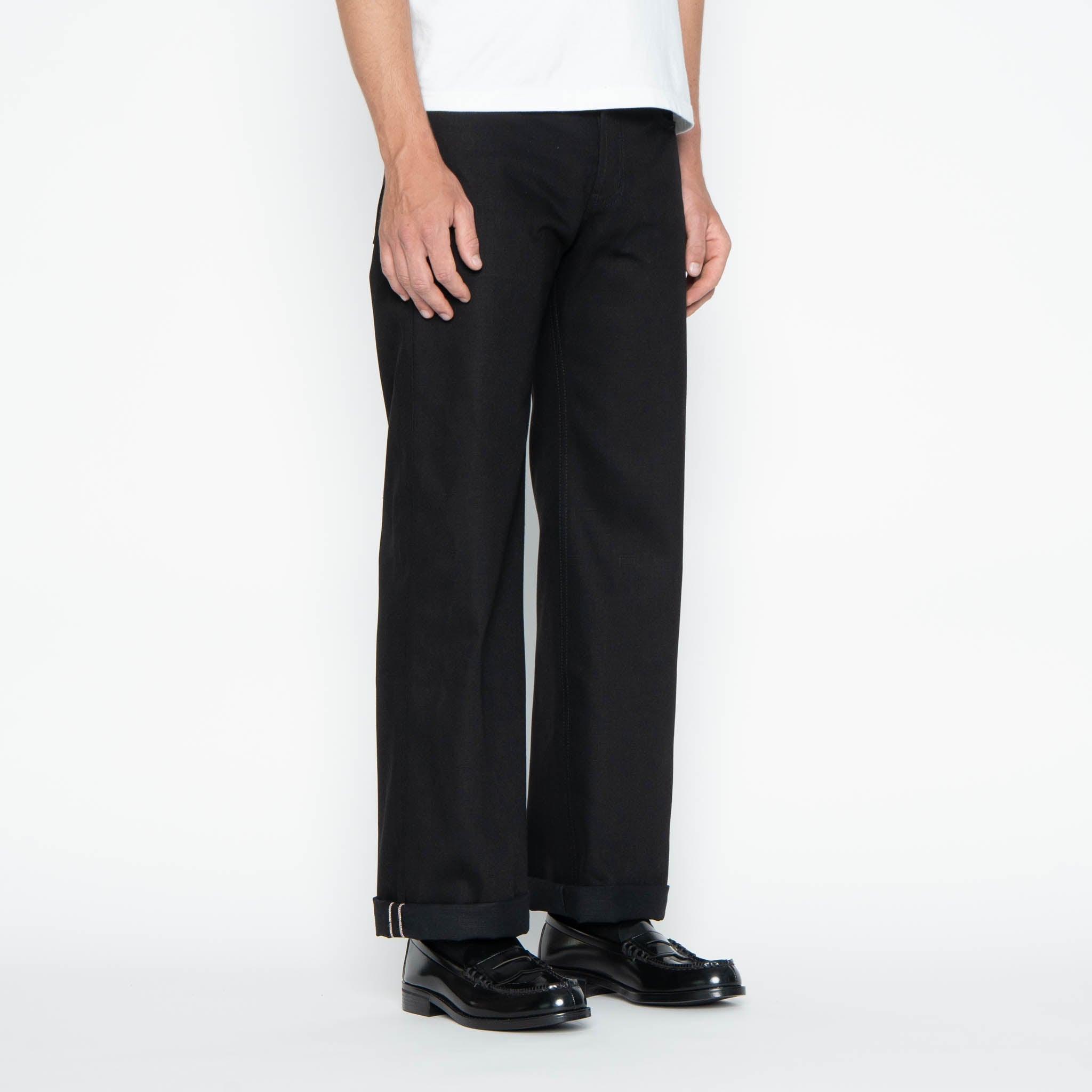 Strong Guy - Solid Black Selvedge by Naked & Famous Denim