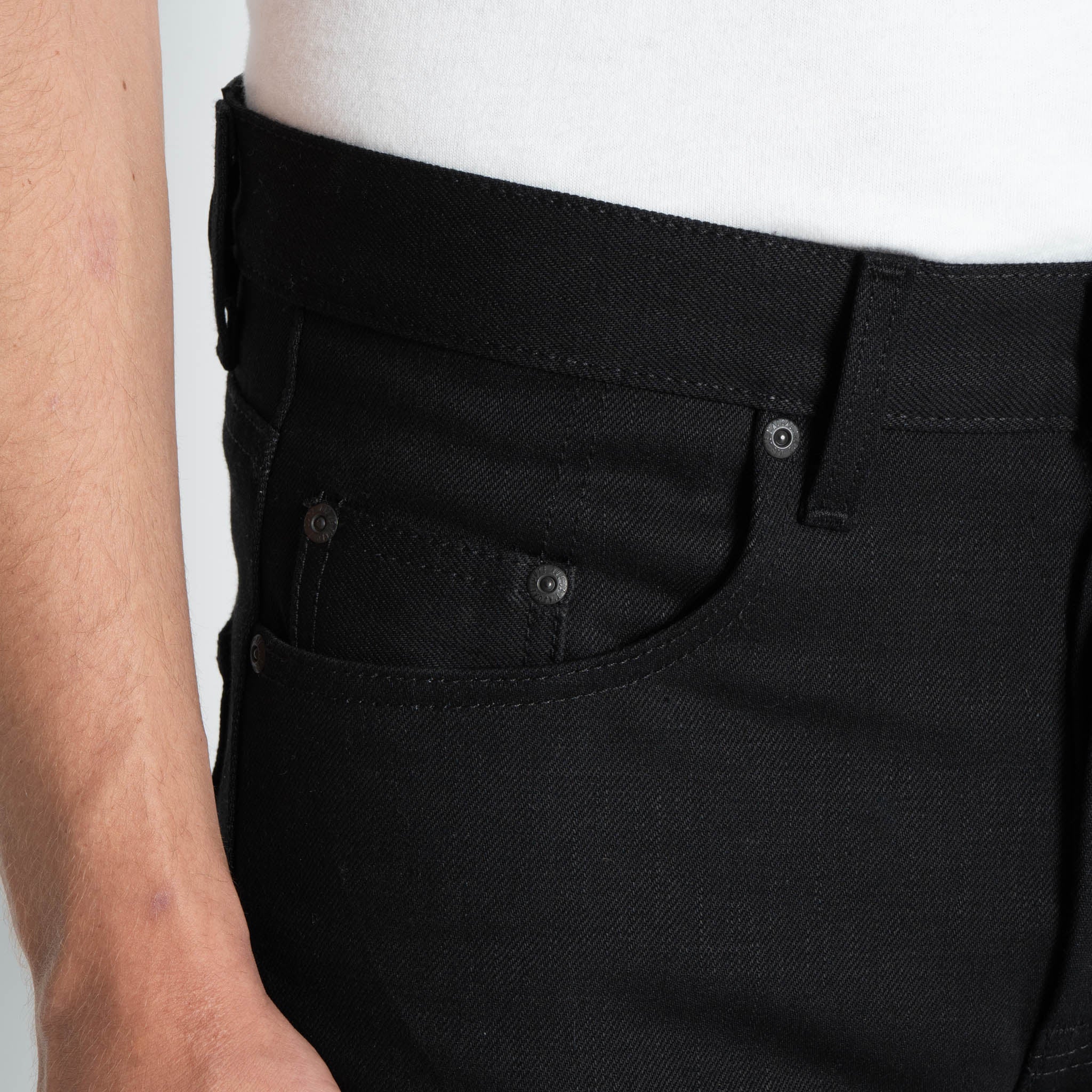Strong Guy - Solid Black Selvedge