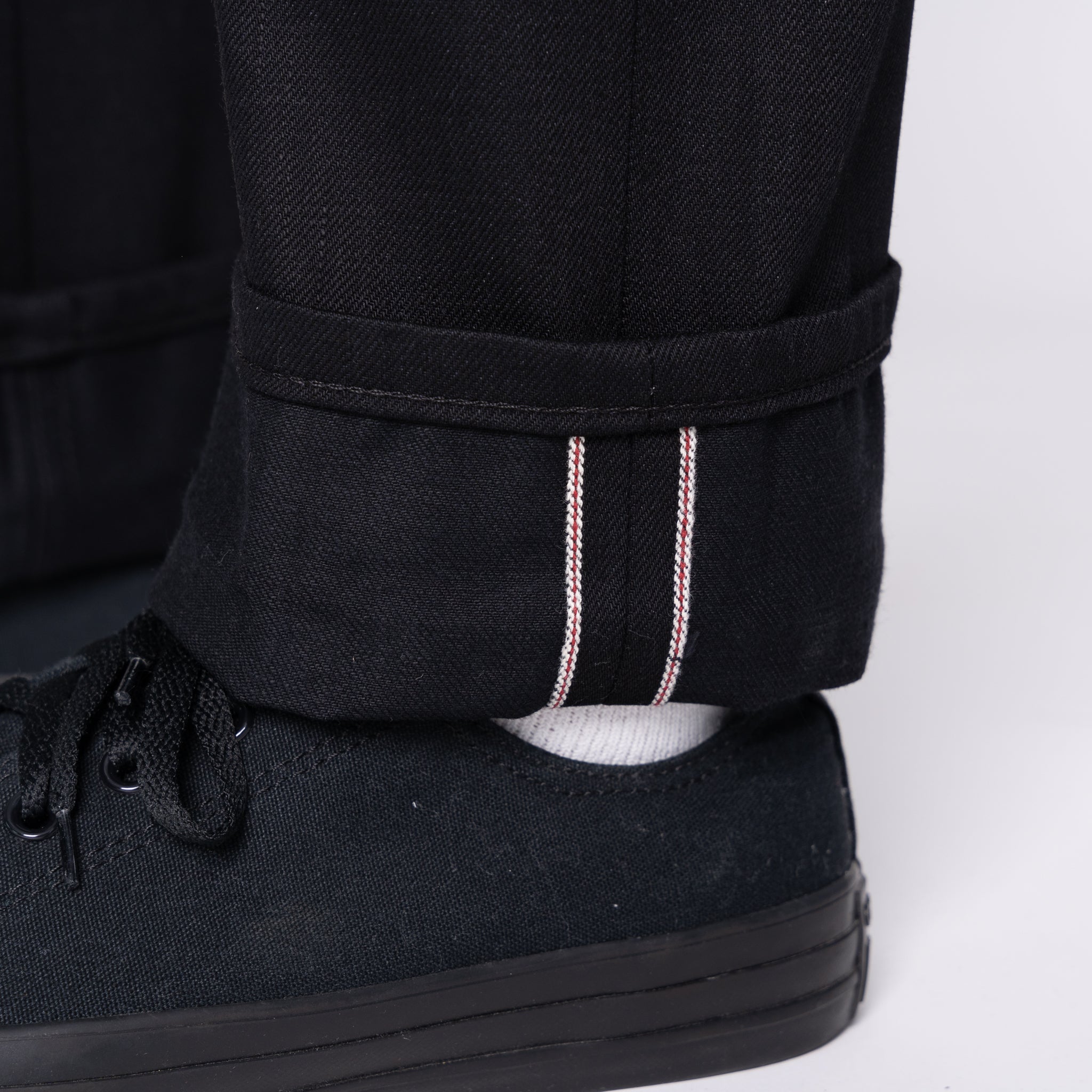 True Guy - Solid Black Selvedge - 36" Long Inseam by Naked & Famous Denim