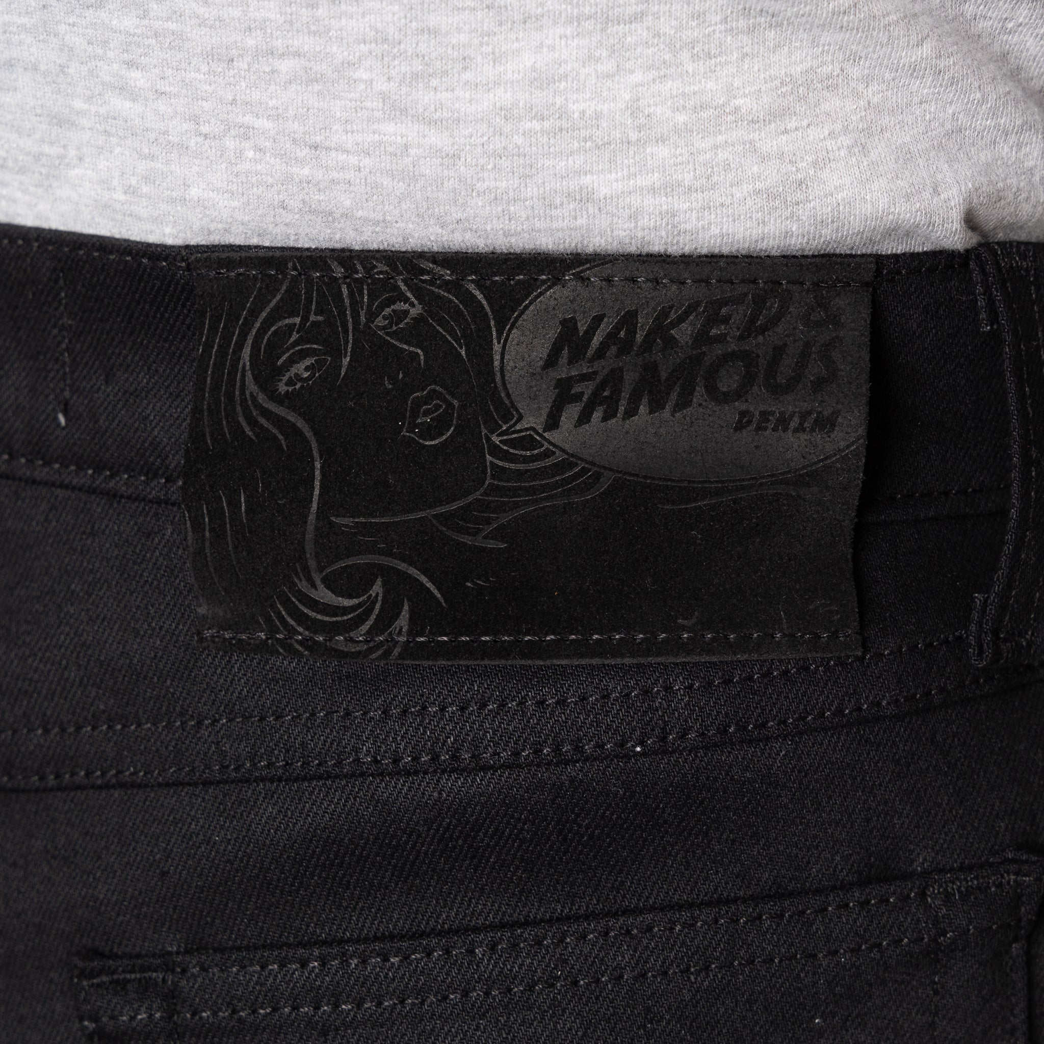 True Guy - All Black Comfort Stretch by Naked & Famous Denim