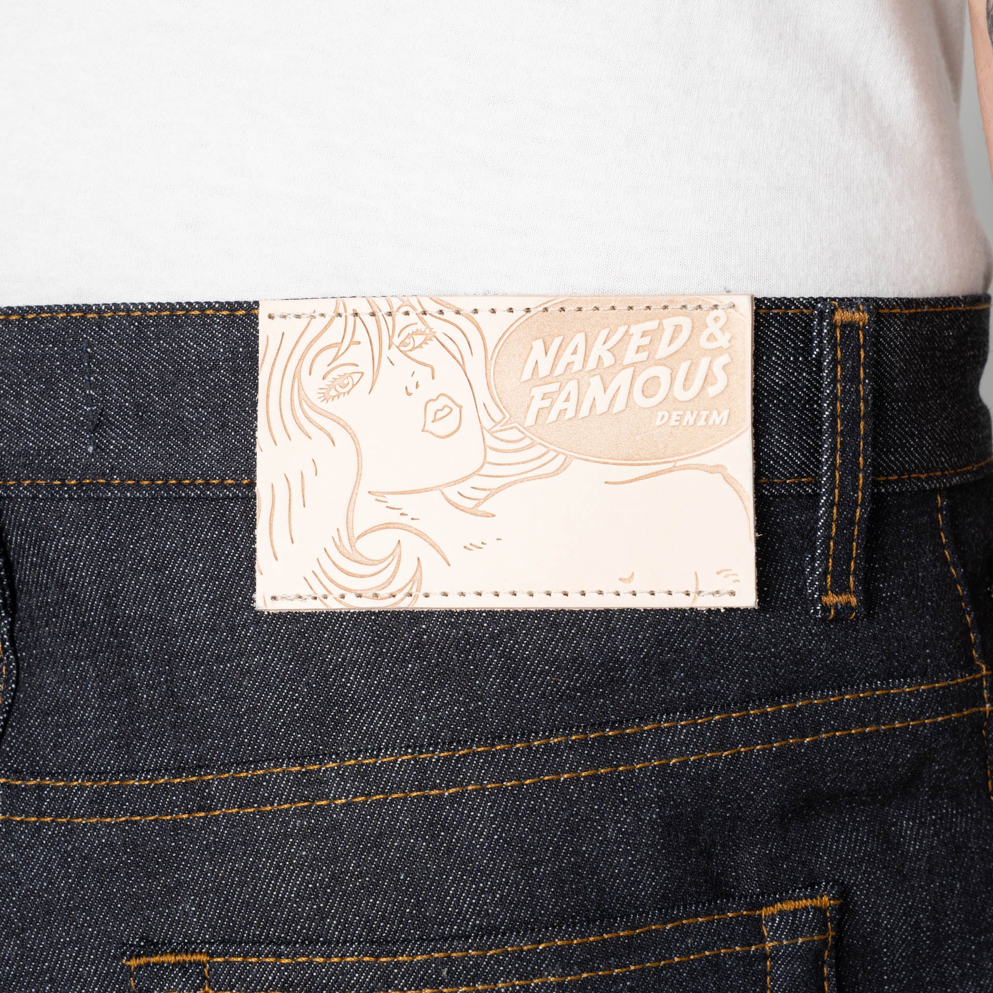Groovy Guy - 10 Fold Selvedge - Indigo by Naked & Famous Denim