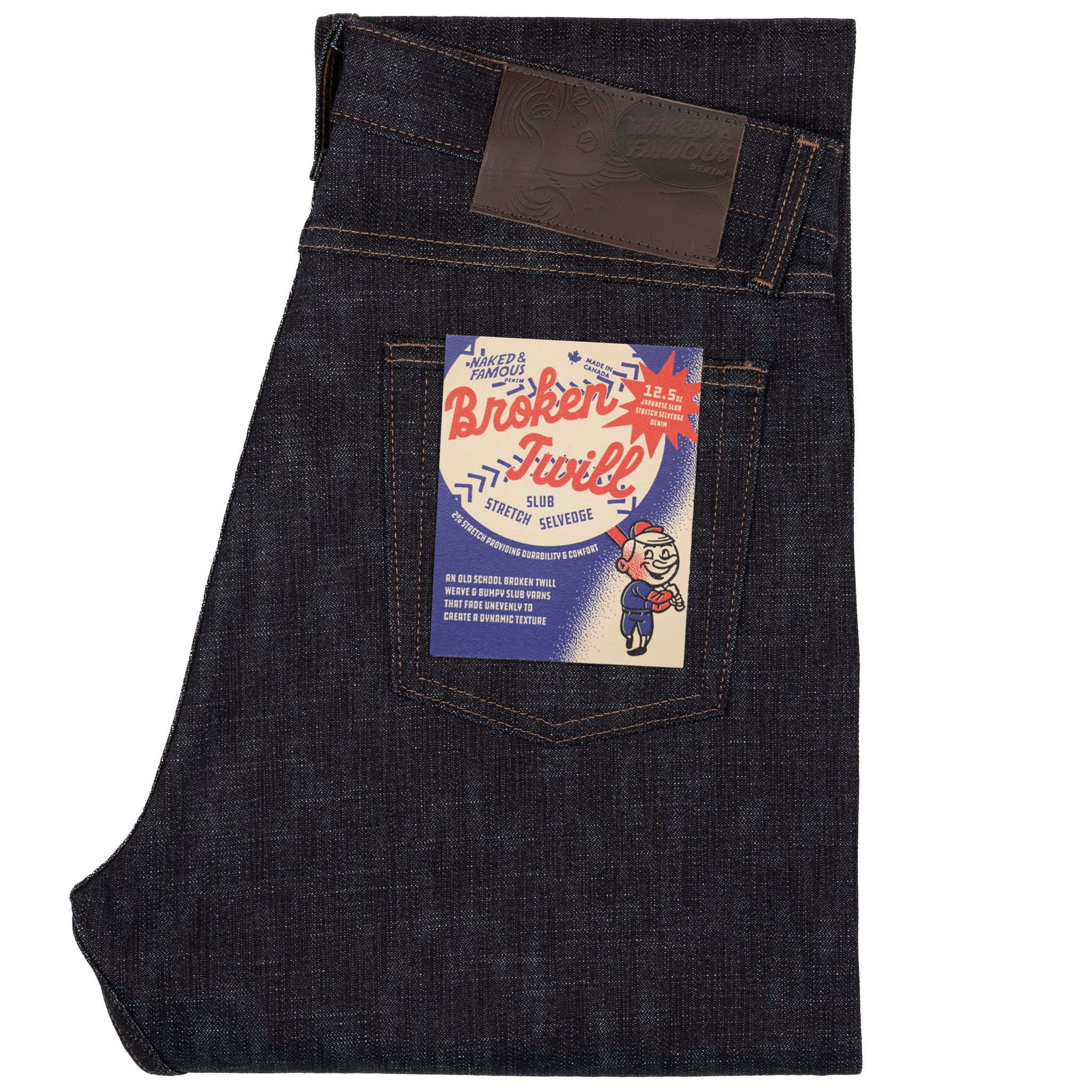 True Guy - Broken Twill Slub Stretch Selvedge by Naked & Famous Denim