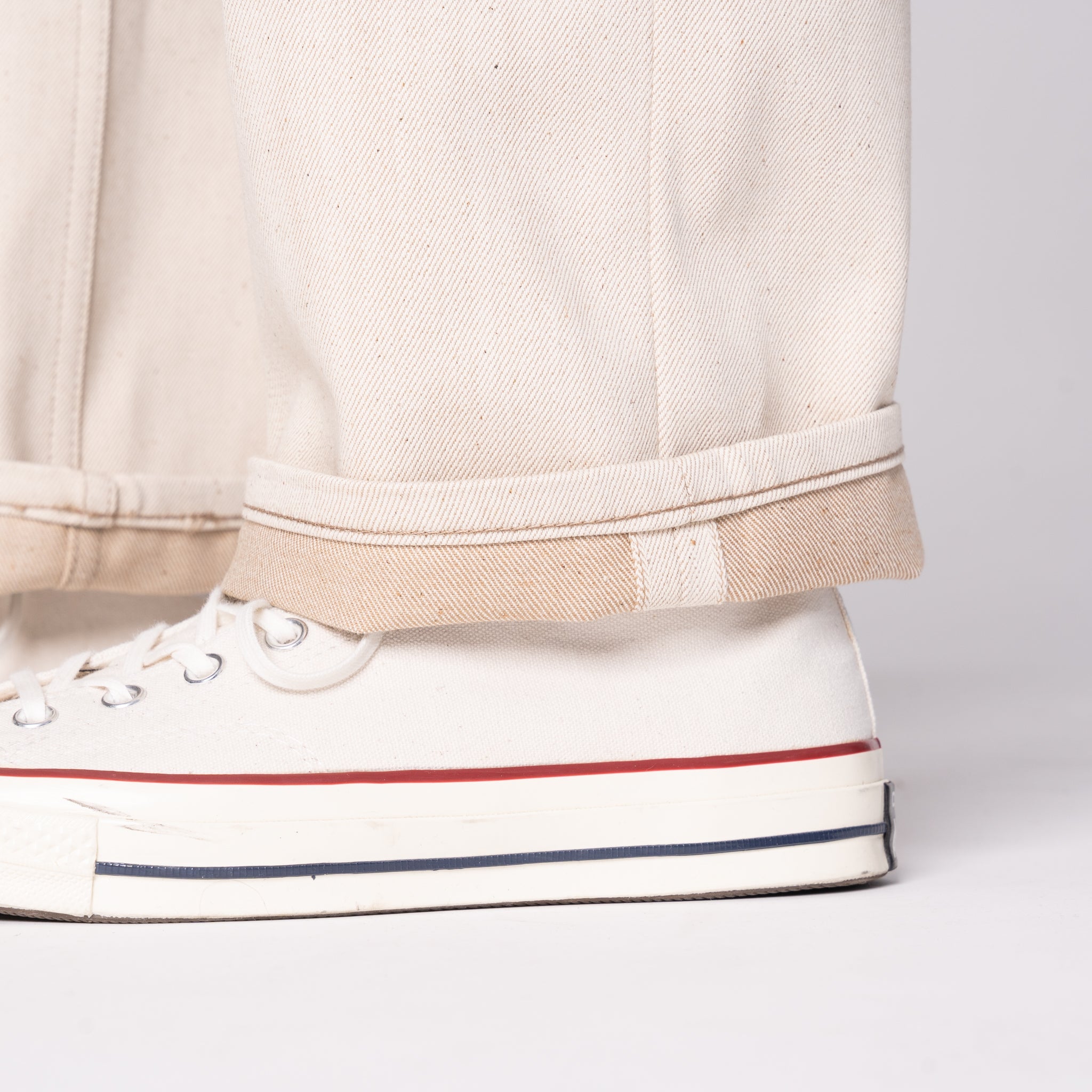 Strong Guy - All Natural Ecru Foxfibre® Selvedge by Naked & Famous Denim