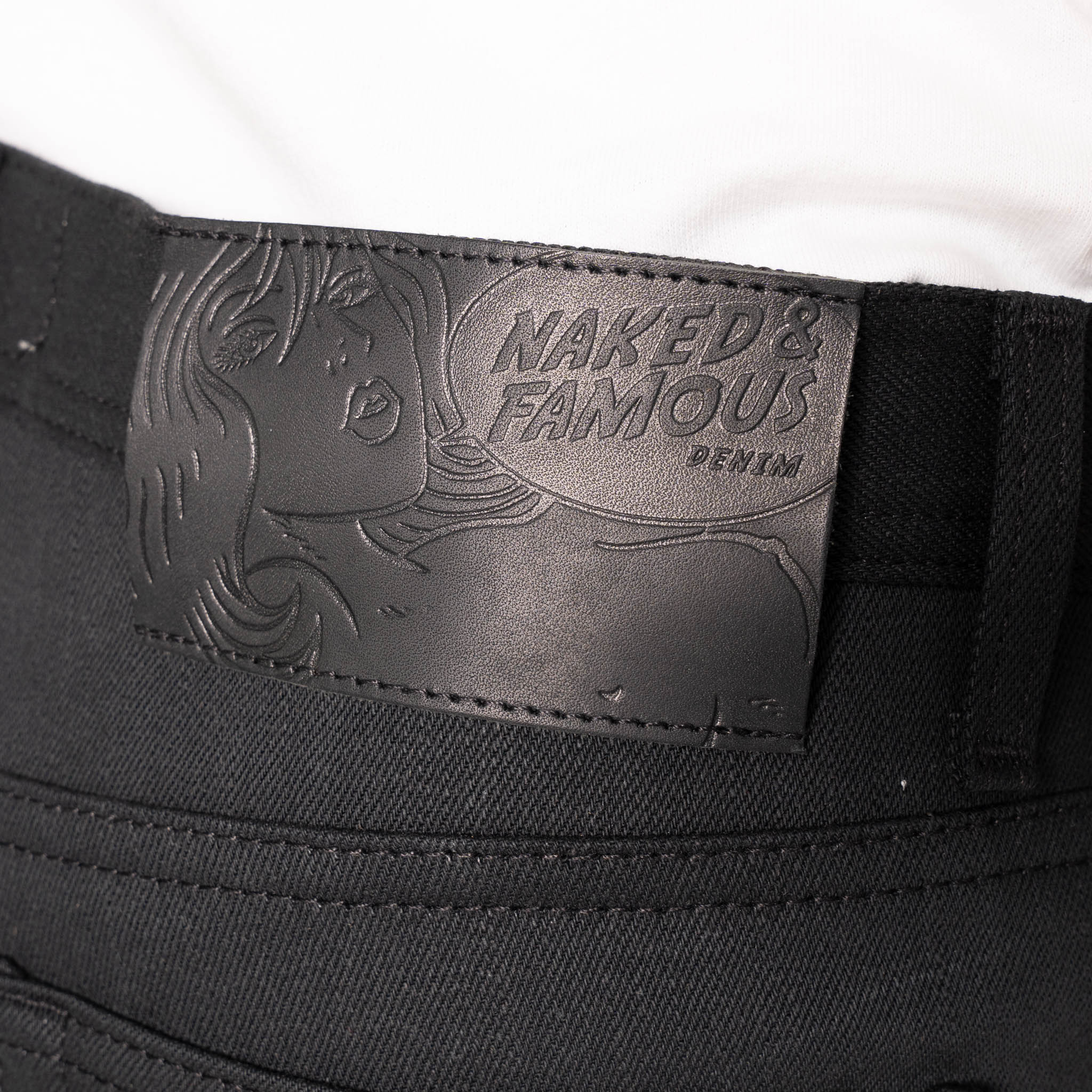 Weird Guy - Forever Black Selvedge by Naked & Famous Denim