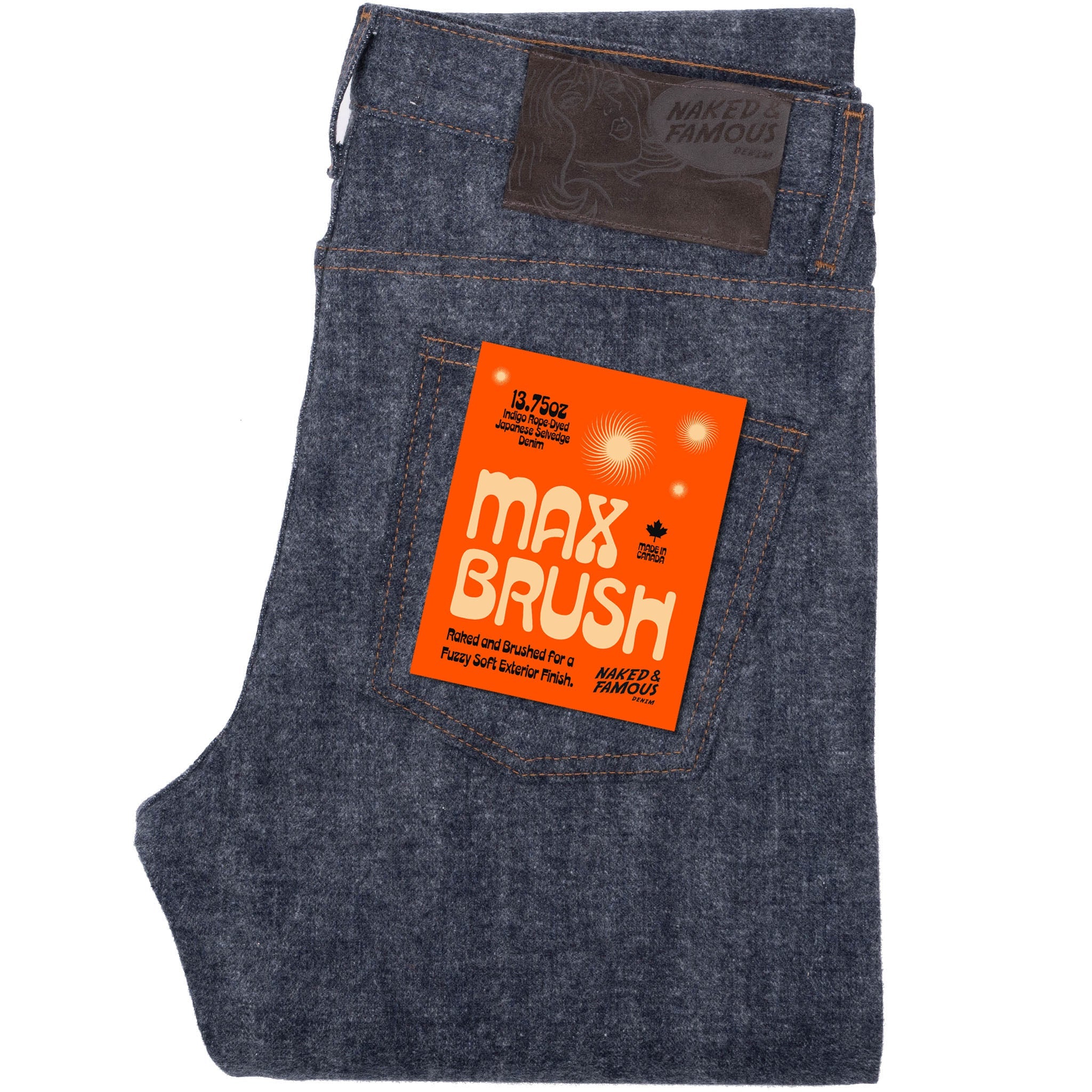 Super Guy - Max Brush Selvedge - Indigo by Naked & Famous Denim