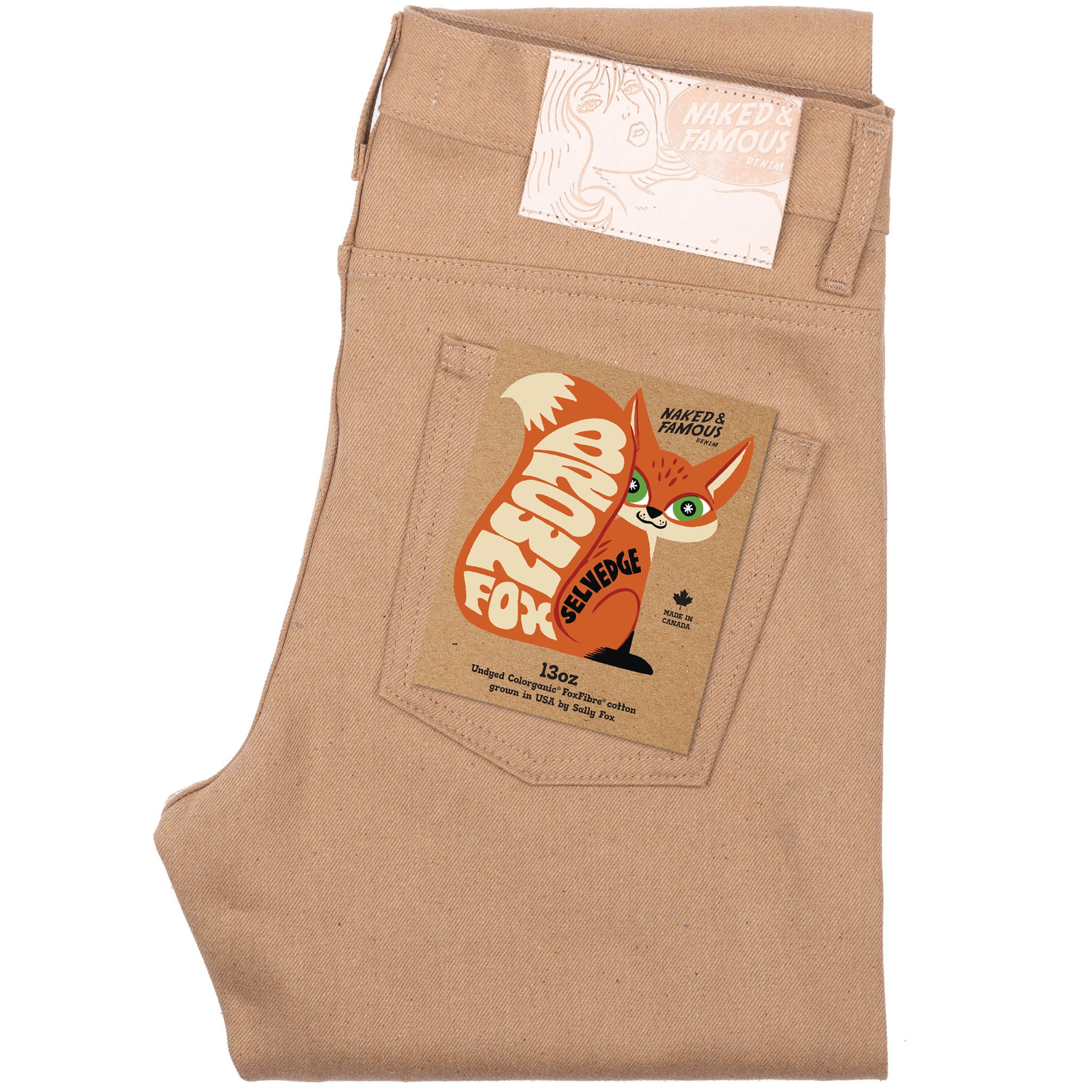 Super Guy - Brown Fox Selvedge - Brown