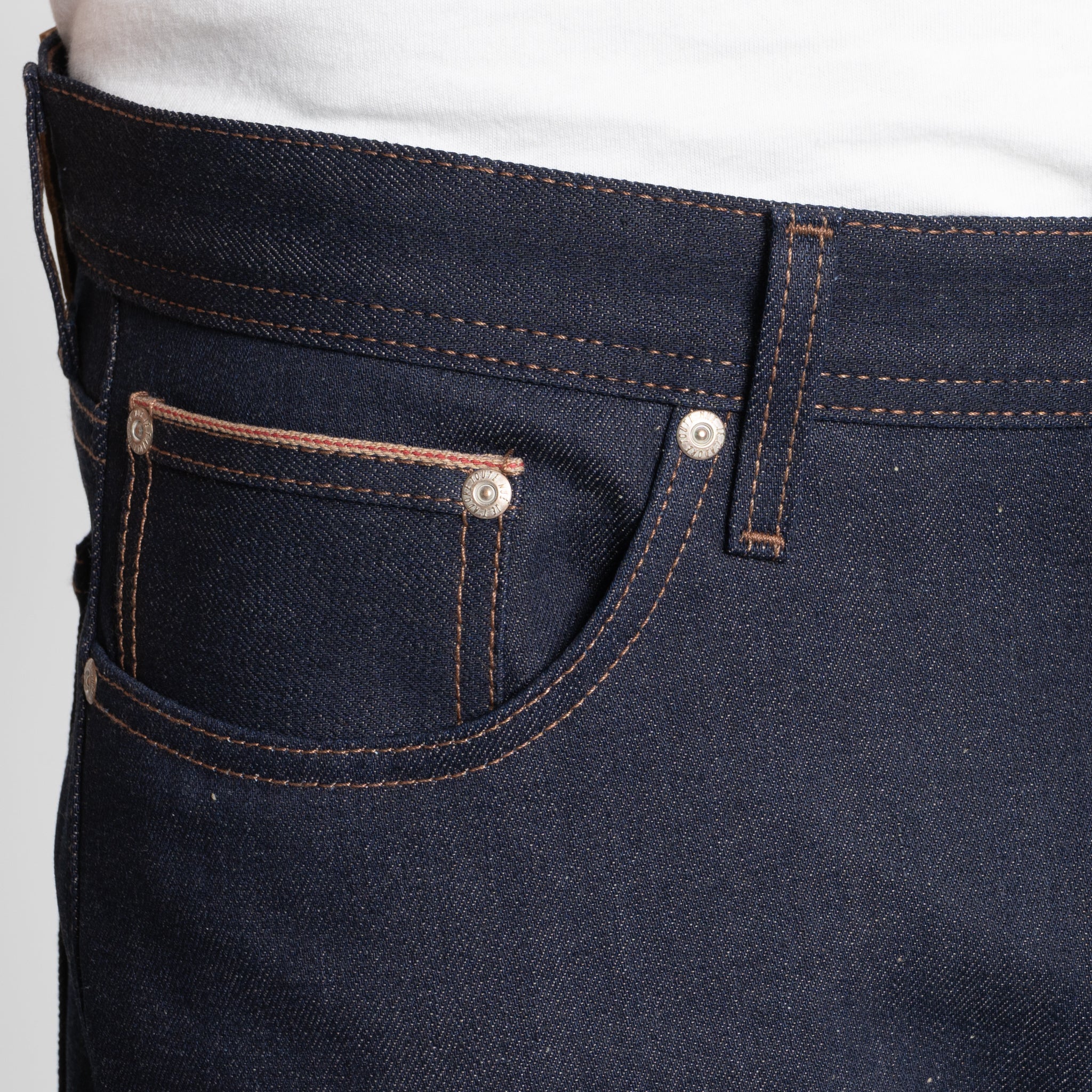 Weird Guy - Coffee Dye Selvedge - Indigo