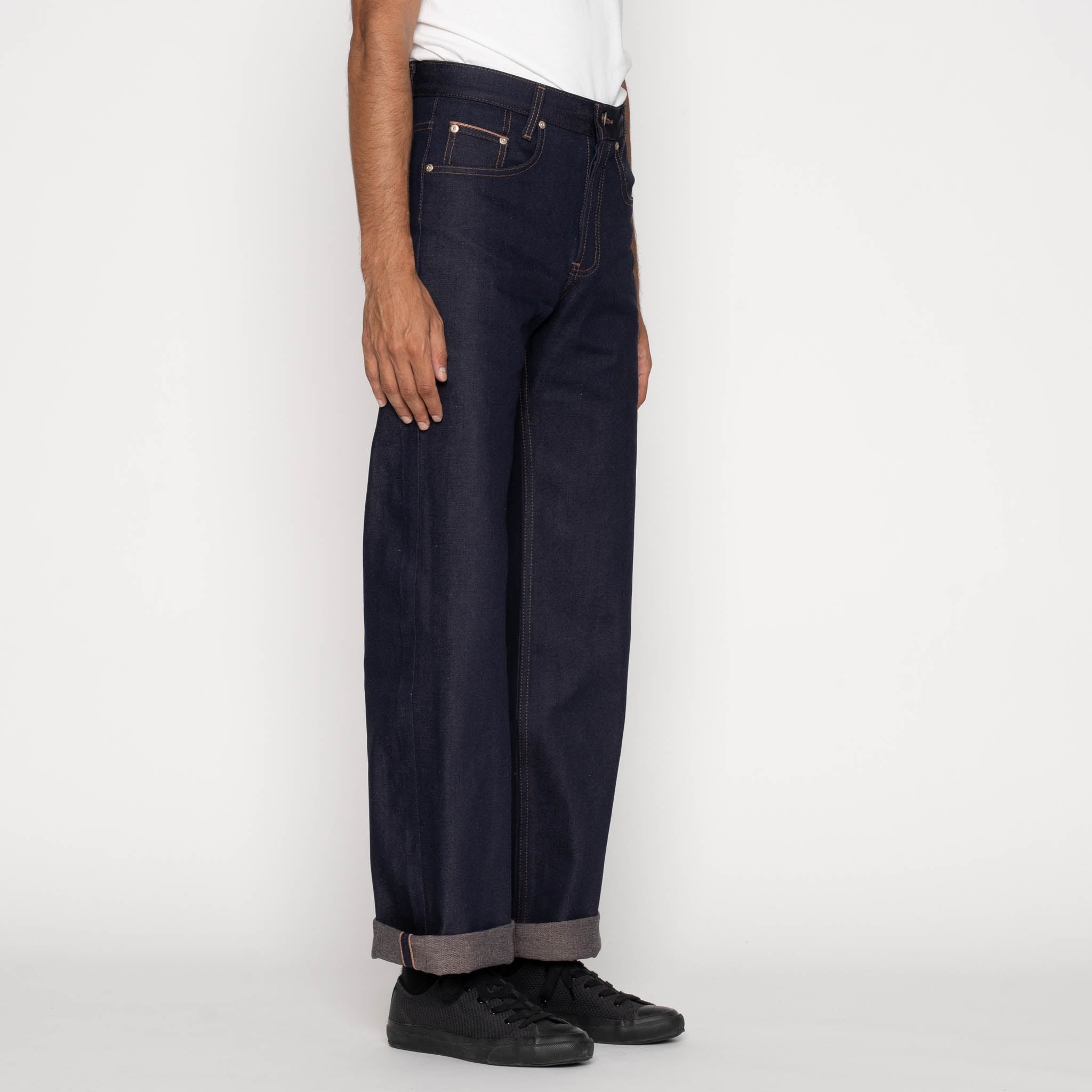 Strong Guy - Coffee Dye Selvedge - Indigo