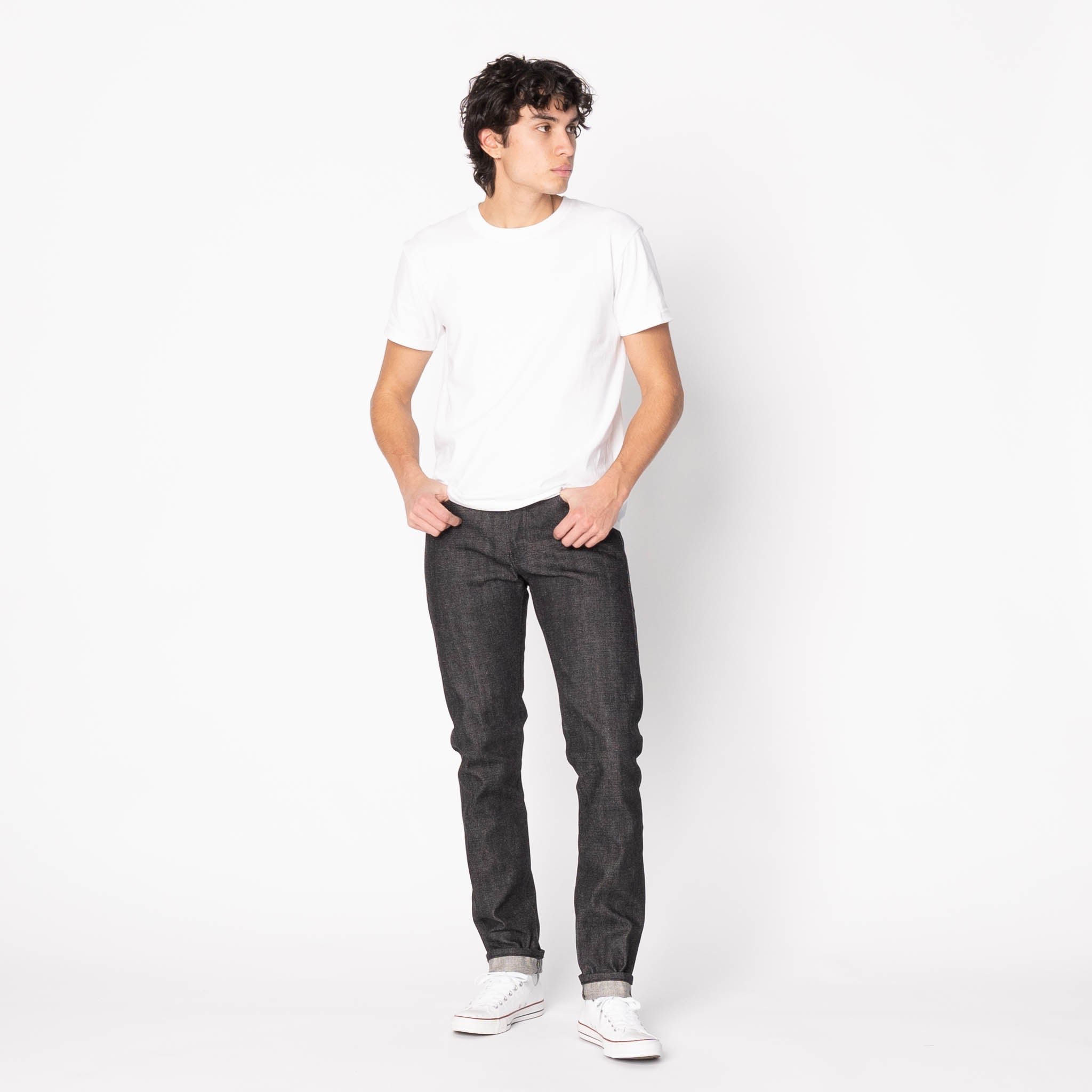Super Guy - Yatagarasu Selvedge - Black by Naked & Famous Denim
