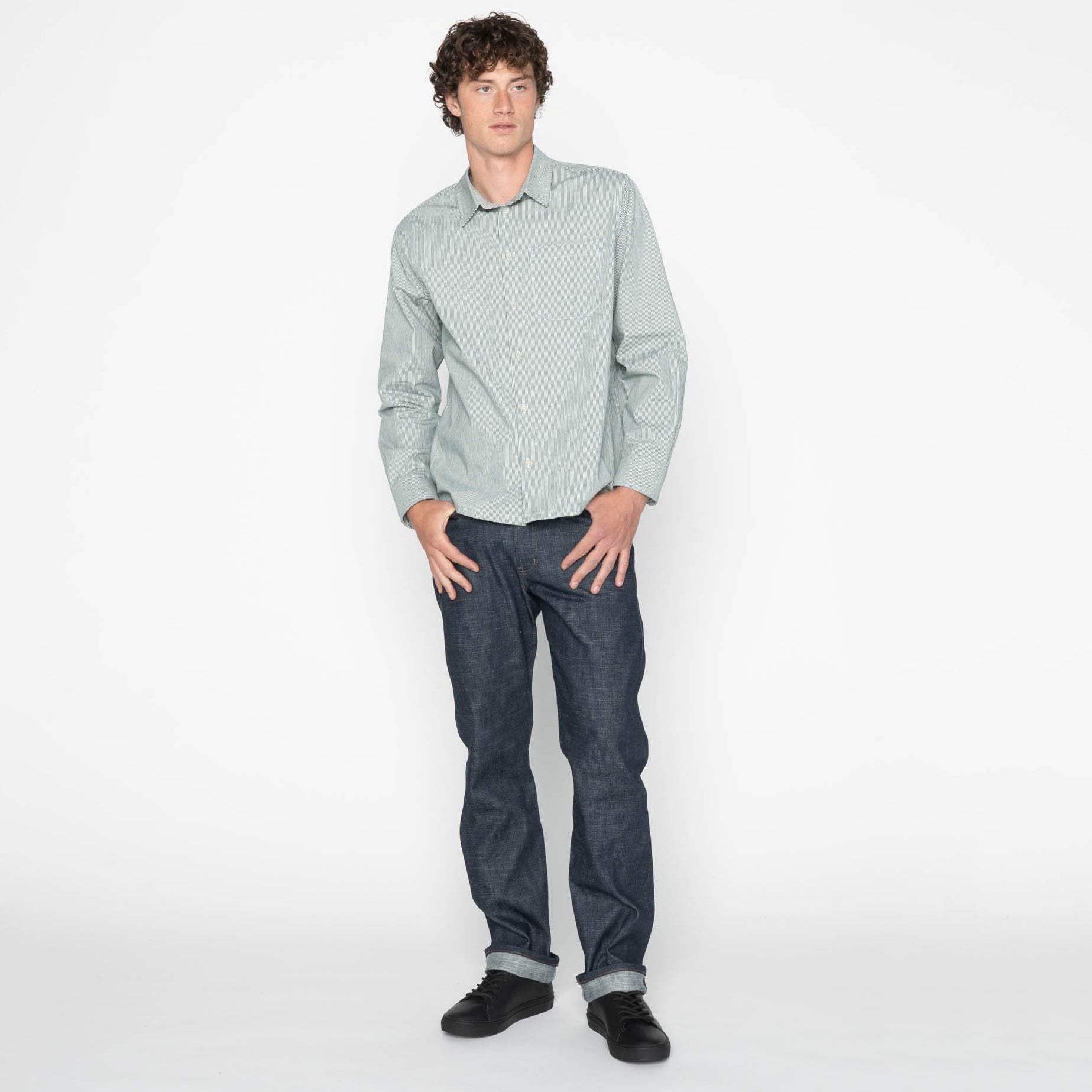 True Guy - Greencast Stretch Selvedge by Naked & Famous Denim