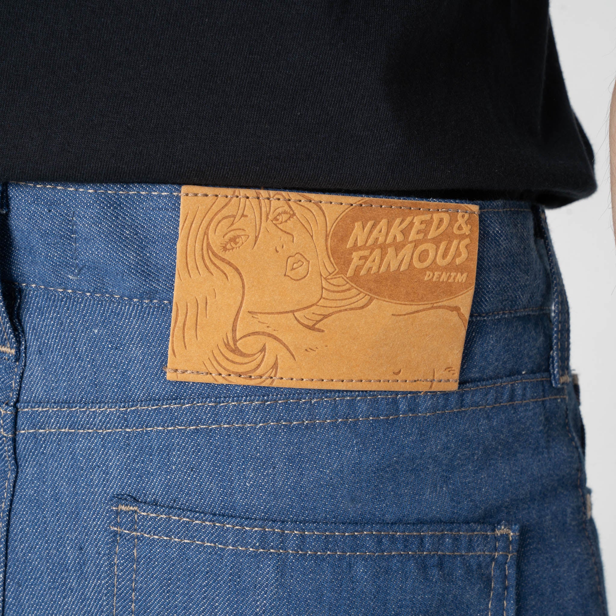 Super Guy - The Cat’s Pajamas Selvedge - Blue by Naked & Famous Denim