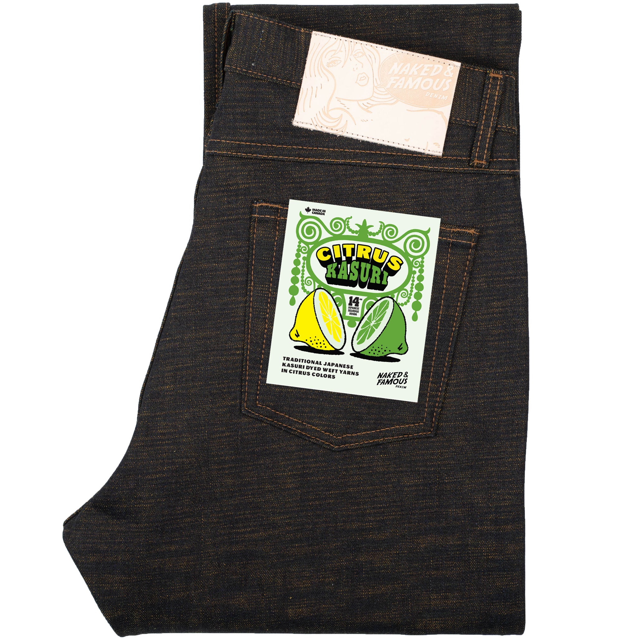True Guy - Citrus Kasuri Selvedge