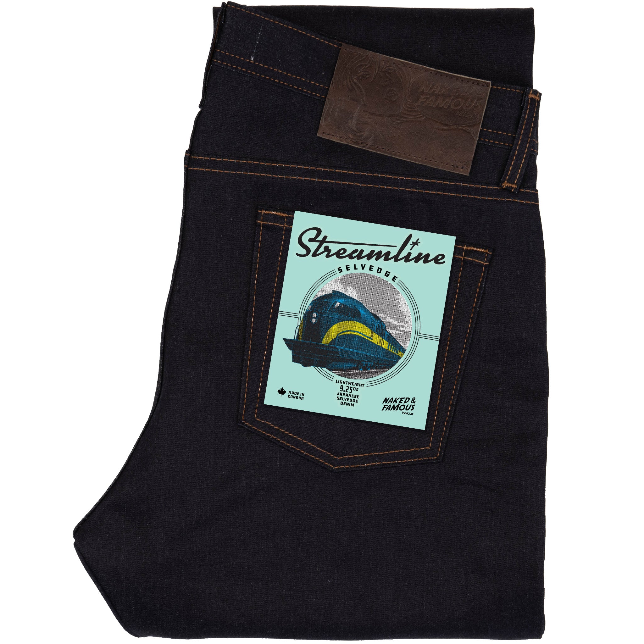 NAKED&FAMOUS Tweed Fill Selvedge デニムパンツ Weird Guy - Streamline Selvedge
