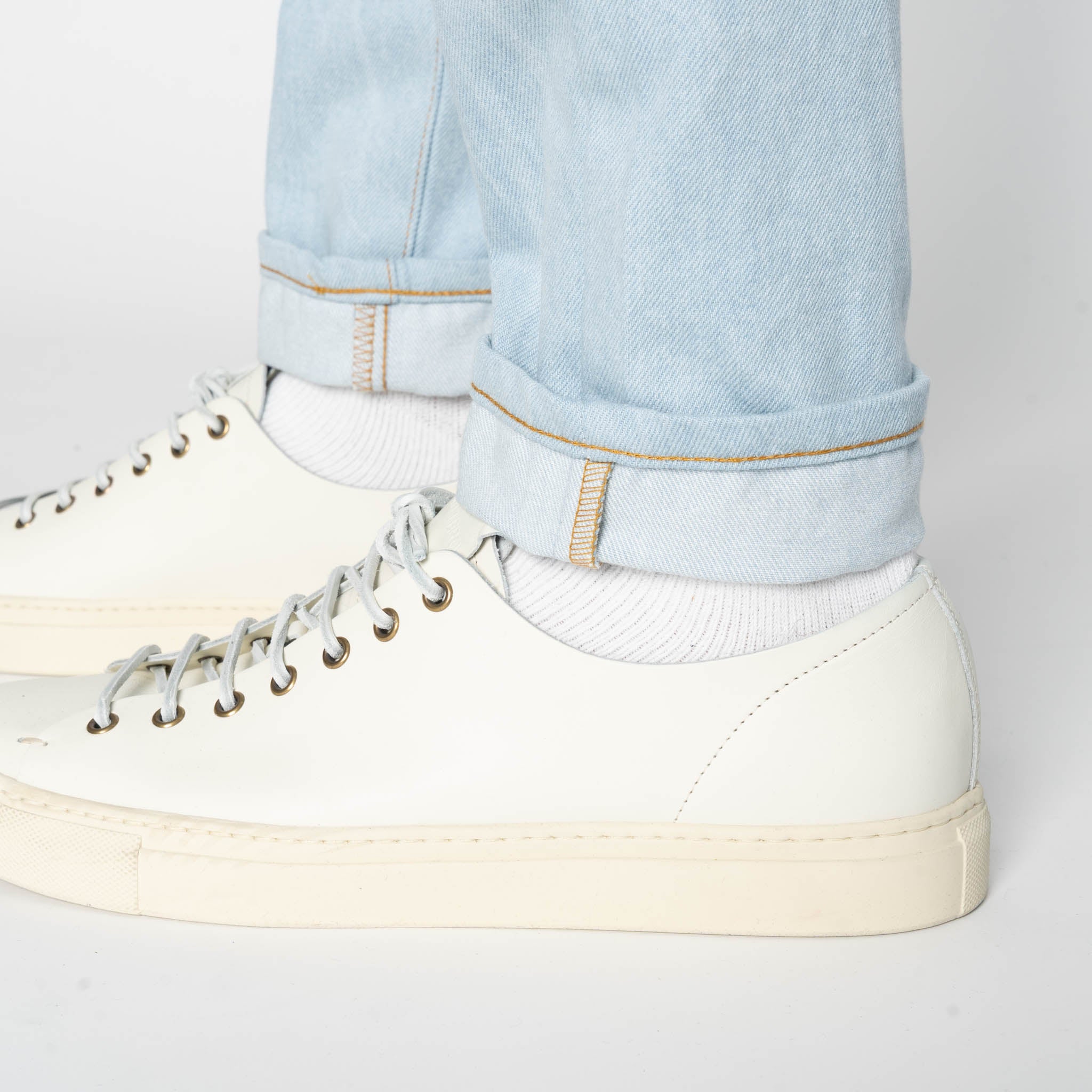 Super Guy - Secret Agent - Bleach Blue by Naked & Famous Denim