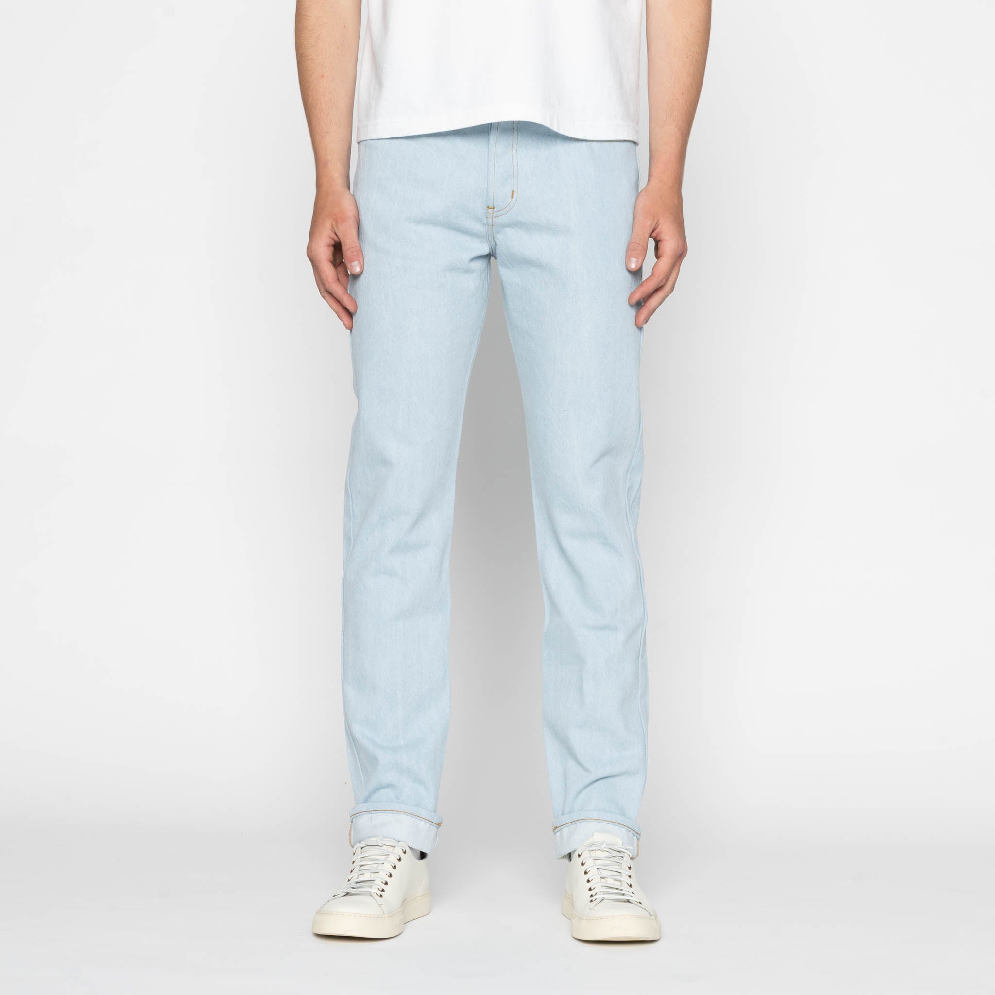 Weird Guy - Secret Agent - Bleach Blue by Naked & Famous Denim