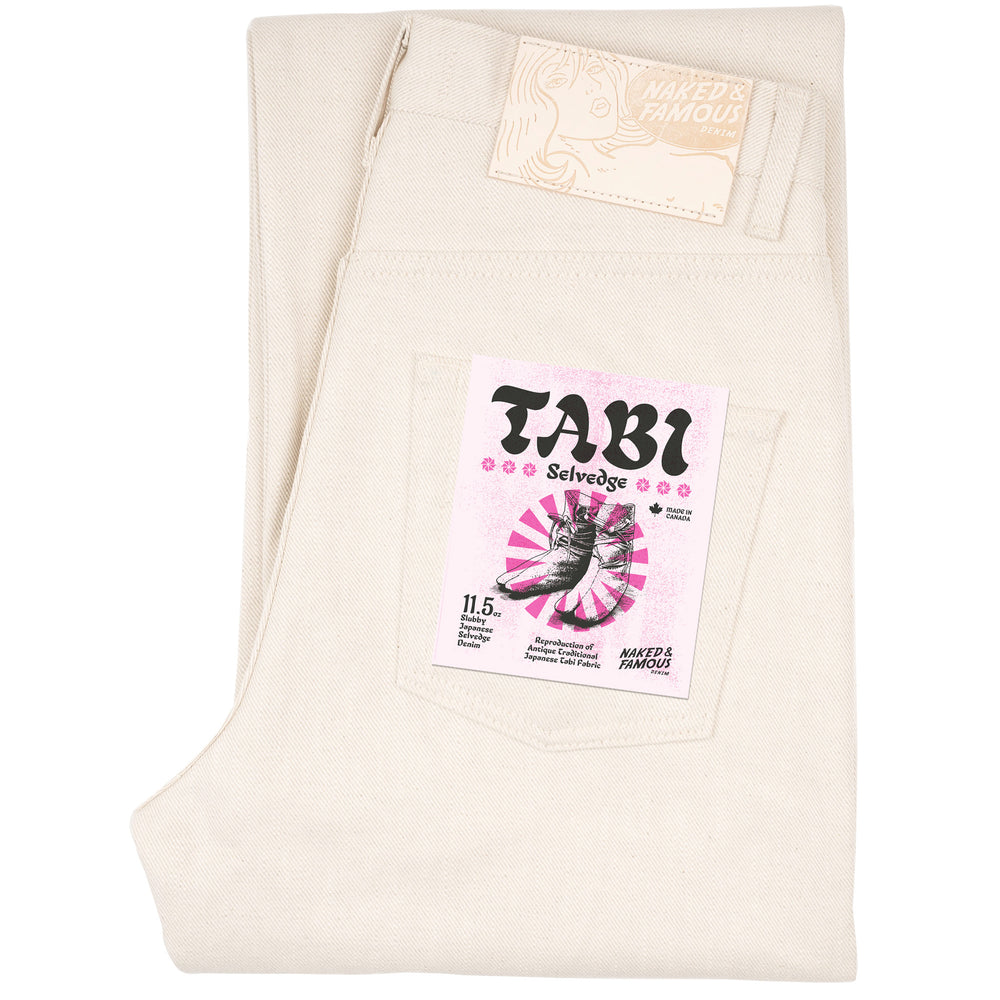 Strong Guy - Tabi Selvedge - Off White by Naked & Famous Denim