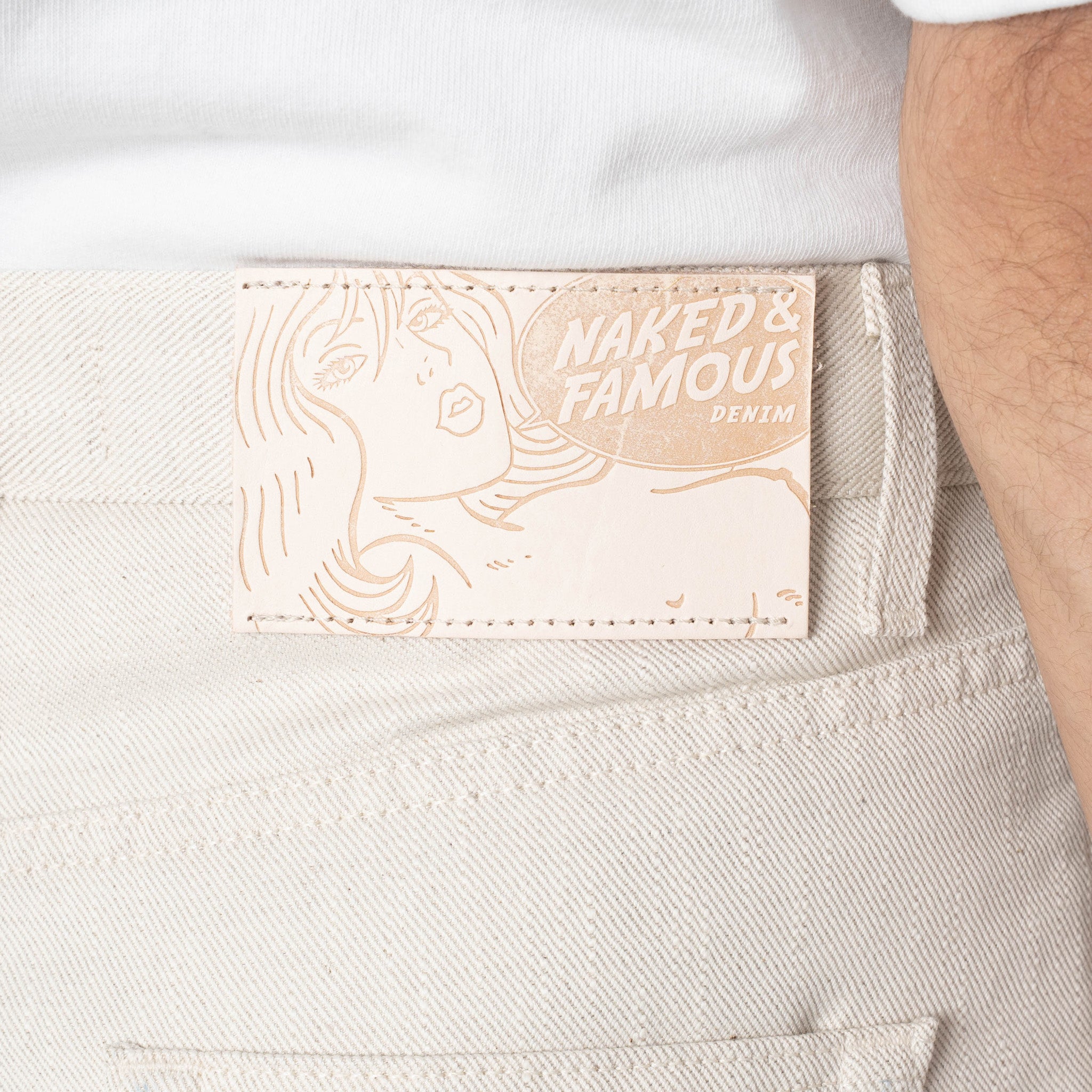 Strong Guy - Tabi Selvedge - Off White by Naked & Famous Denim