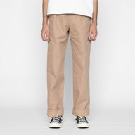 Pleated Trouser - Selvedge Slacks Beige by Naked & Famous Denim