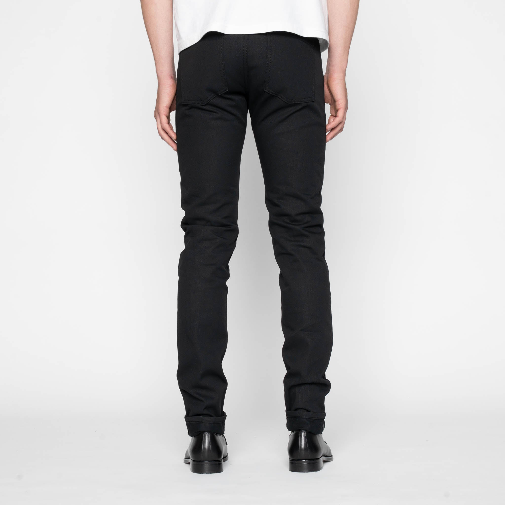 Super Guy - Selvedge Slacks Black by Naked & Famous Denim
