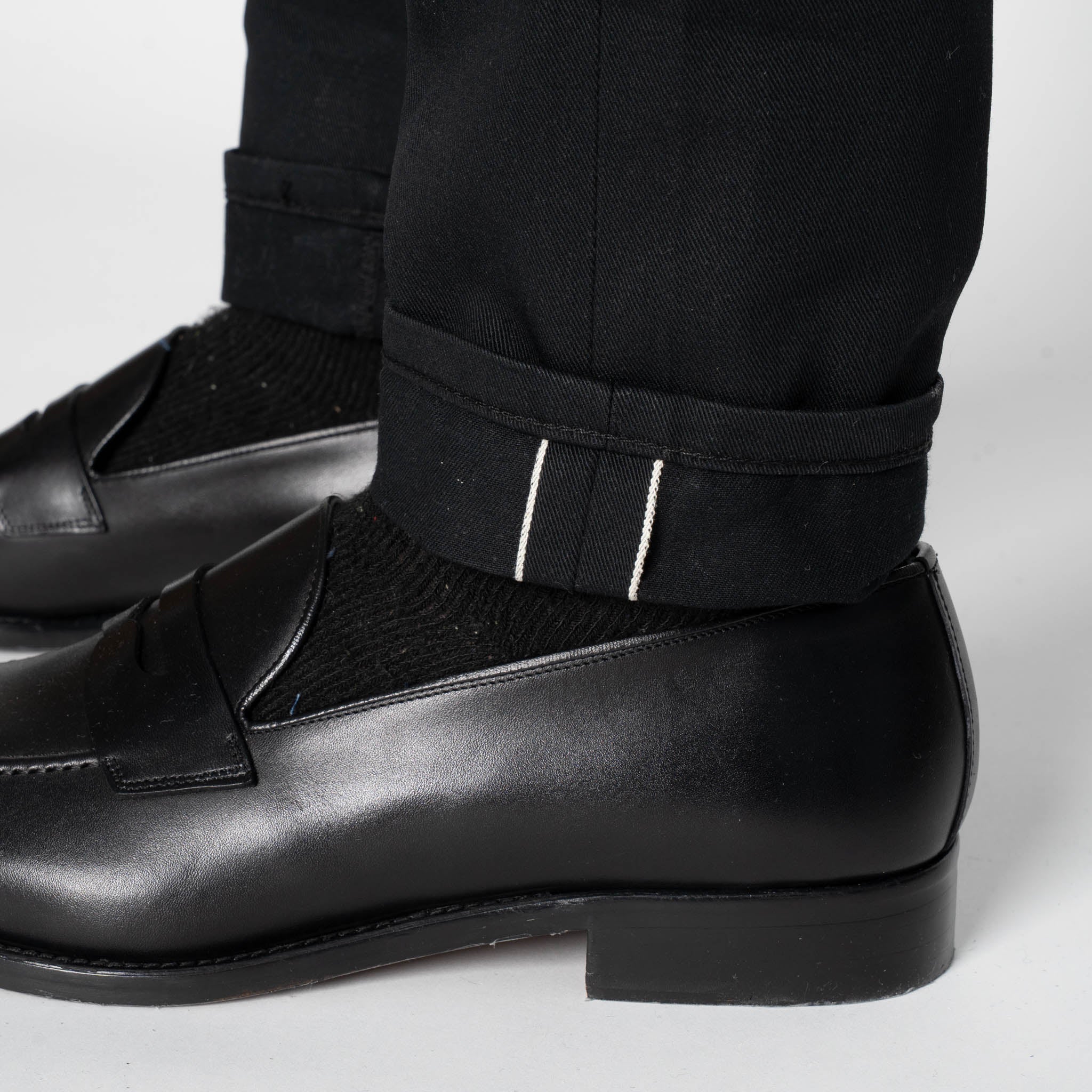 Super Guy - Selvedge Slacks Black by Naked & Famous Denim