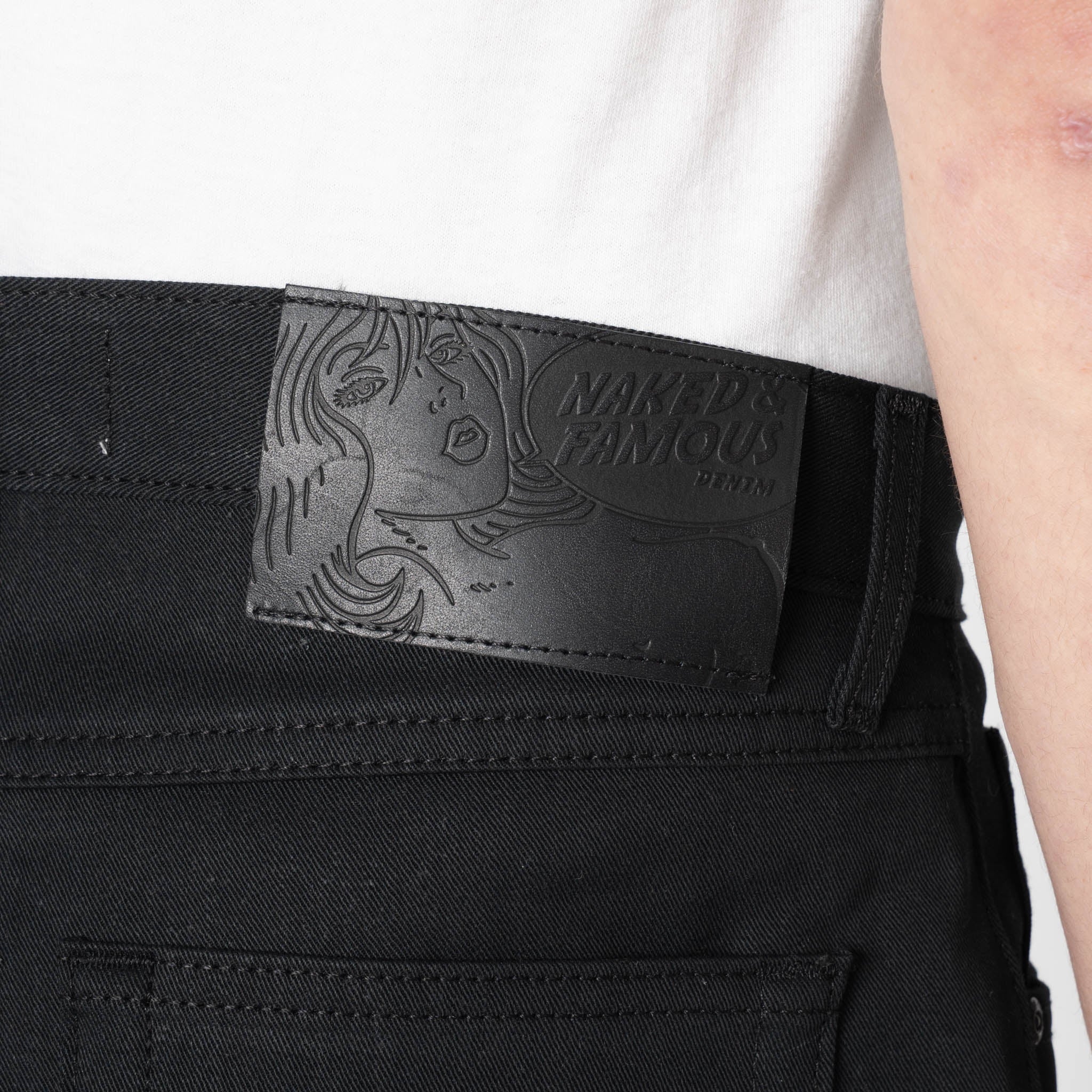 True Guy - Selvedge Slacks Black by Naked & Famous Denim