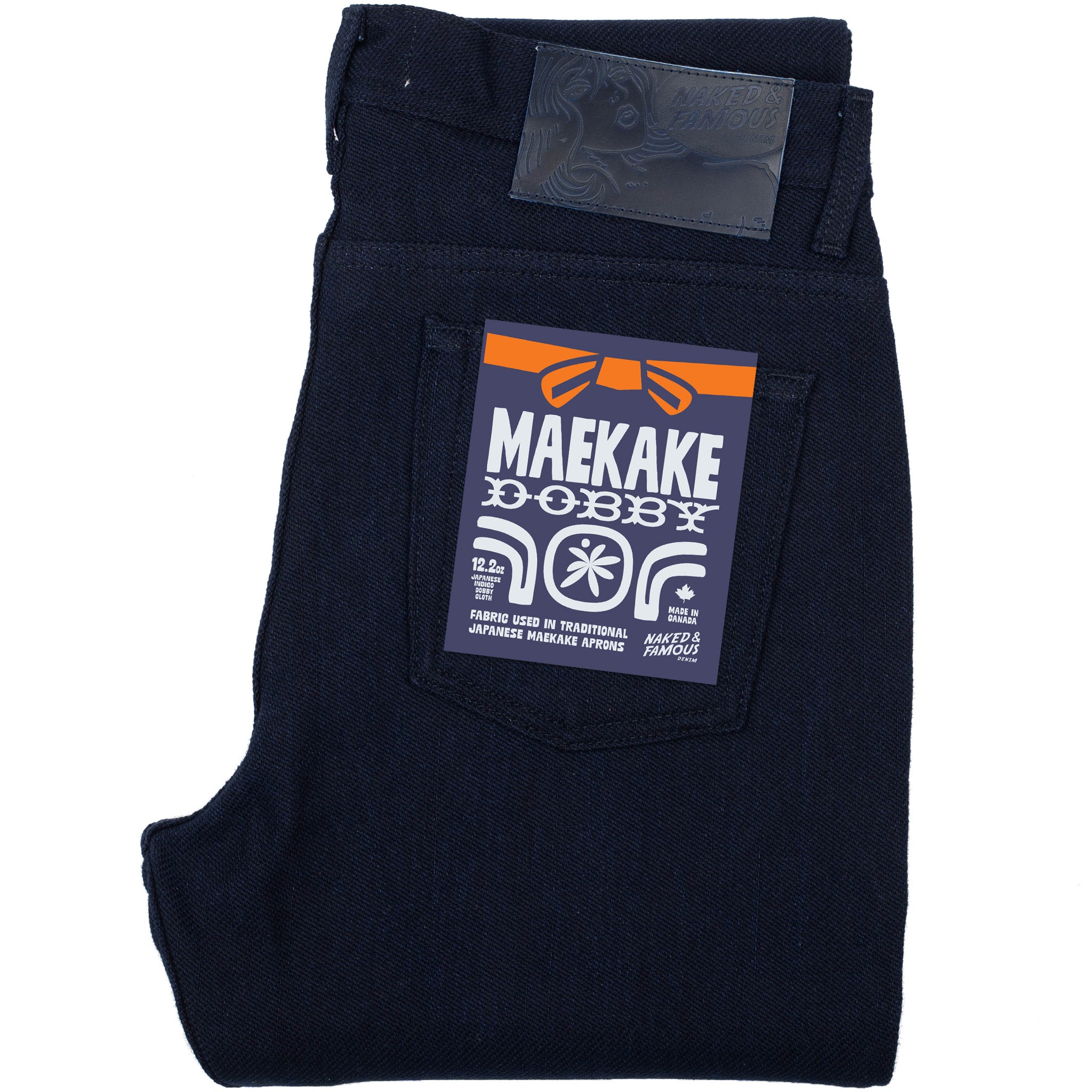 Weird Guy - Maekake Dobby - Indigo by Naked & Famous Denim