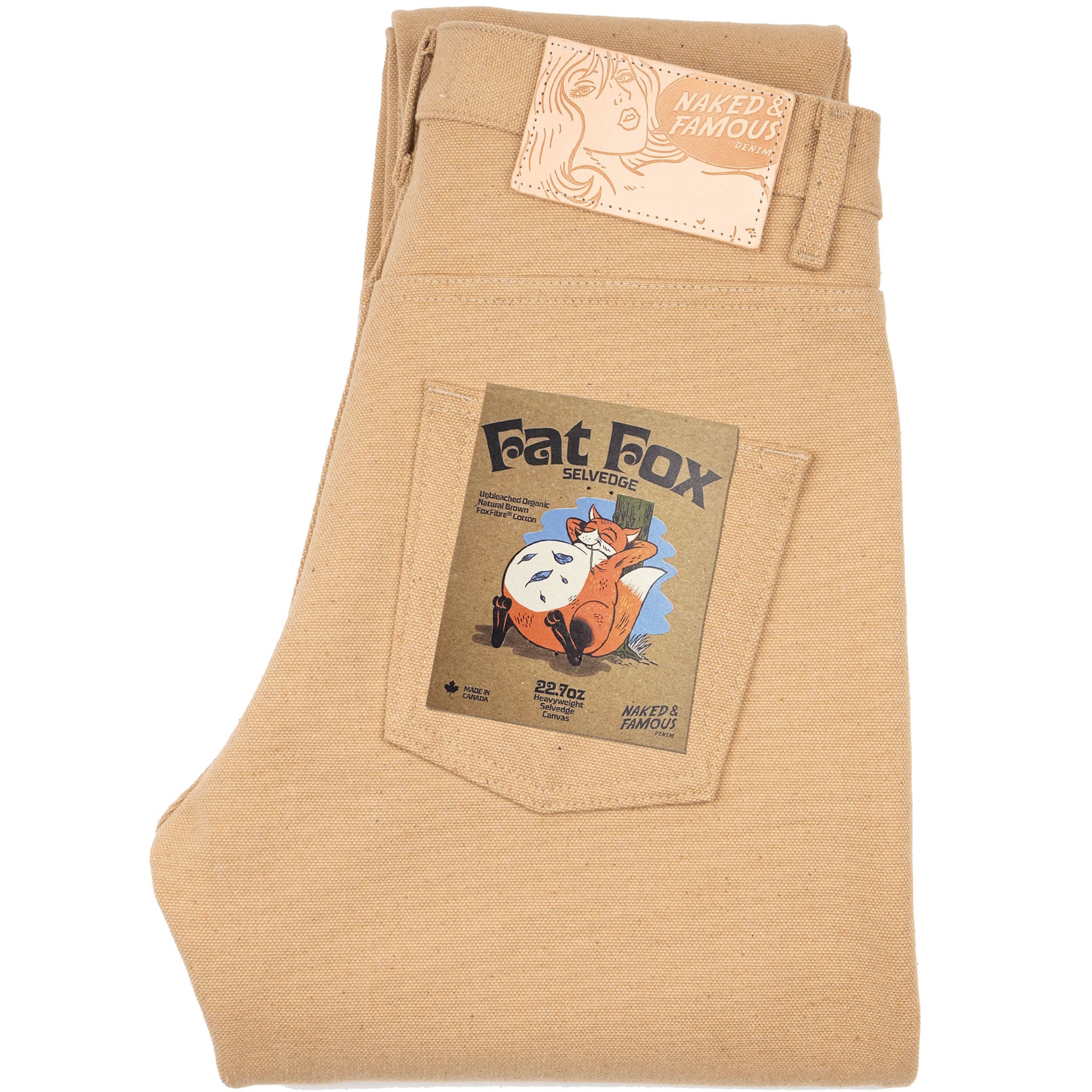 Easy Guy - Fat Fox Selvedge - Brown by Naked & Famous Denim
