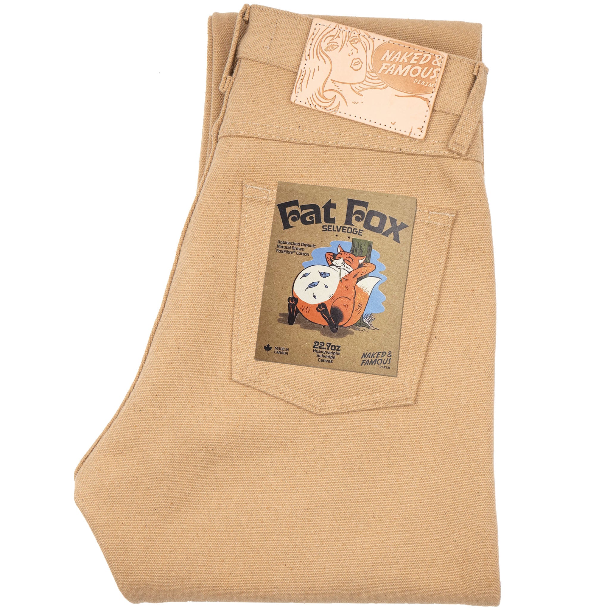 True Guy - Fat Fox Selvedge - Brown | Naked & Famous Denim