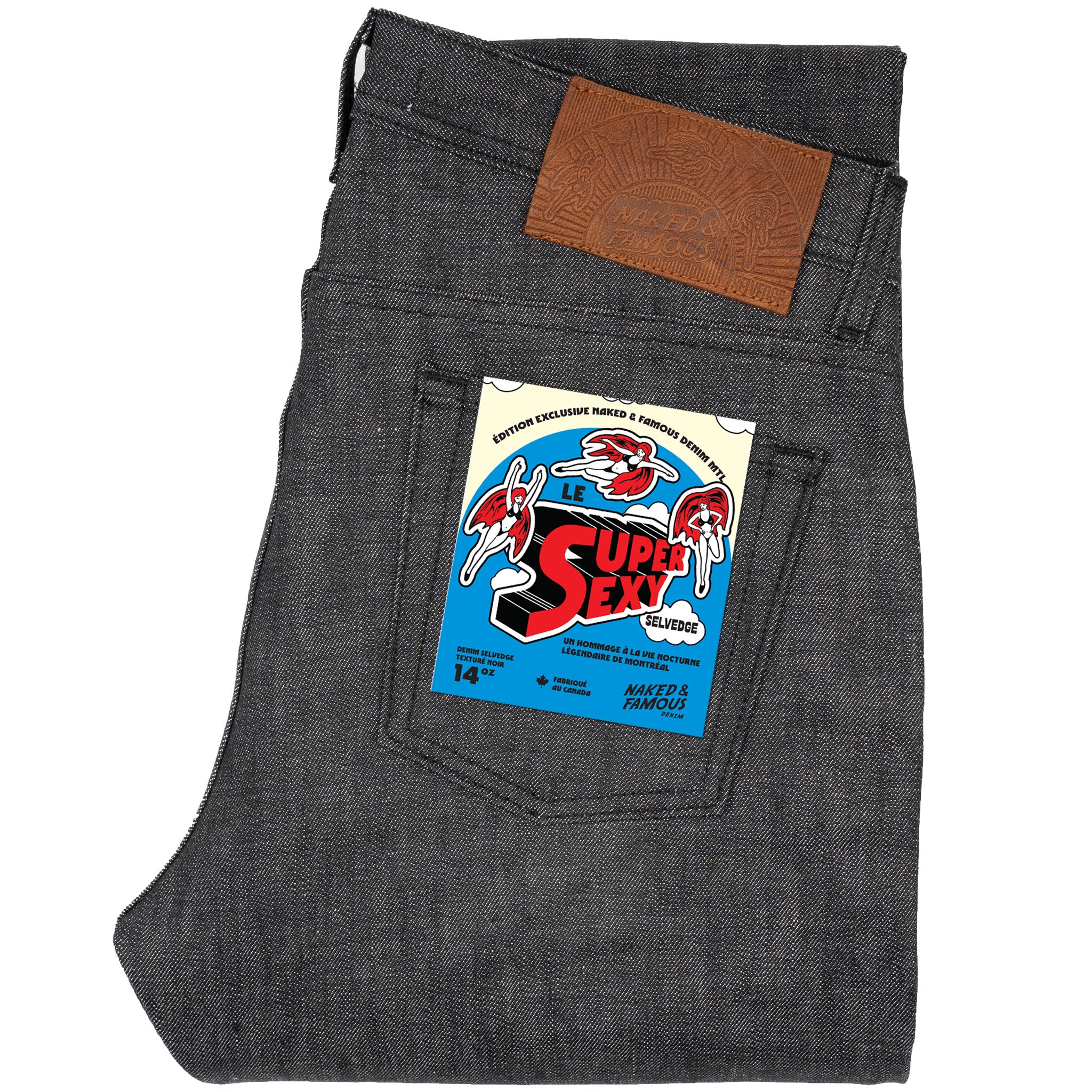 Weird Guy - Super Sexy Selvedge - Black | Naked & Famous Denim