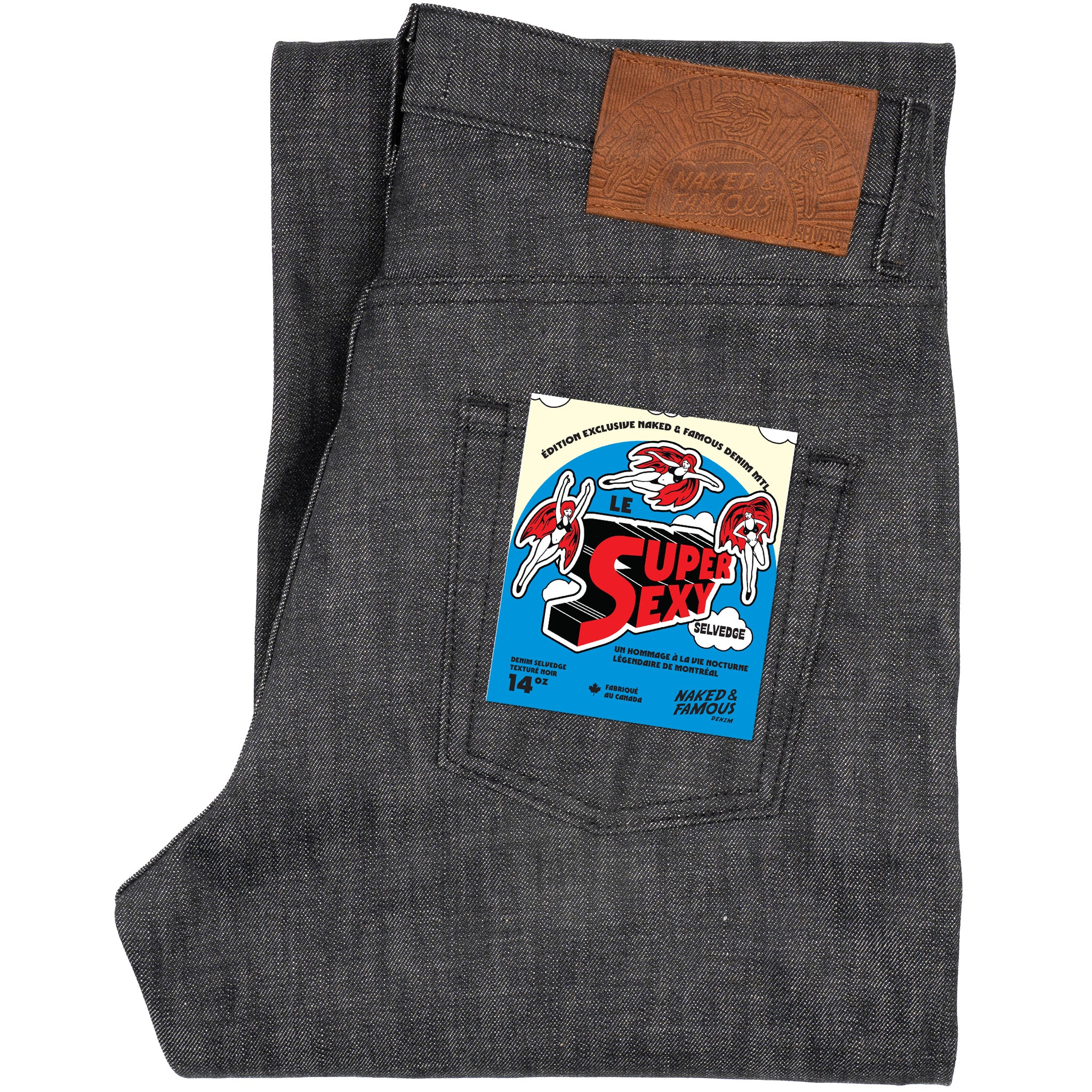 Strong Guy - Super Sexy Selvedge - Black by Naked & Famous Denim