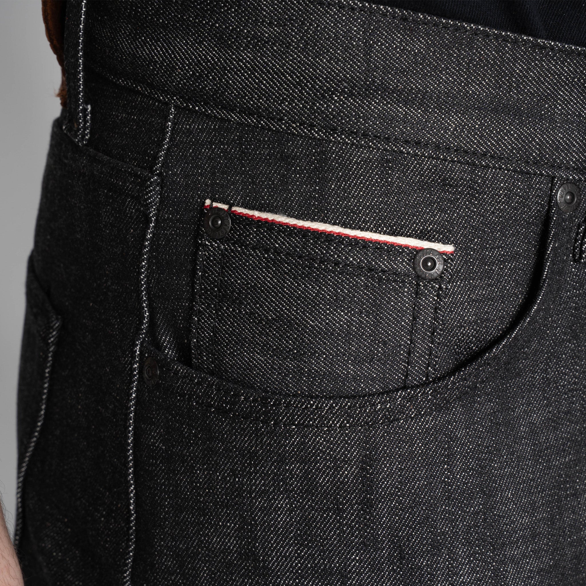 Strong Guy - Super Sexy Selvedge - Black by Naked & Famous Denim