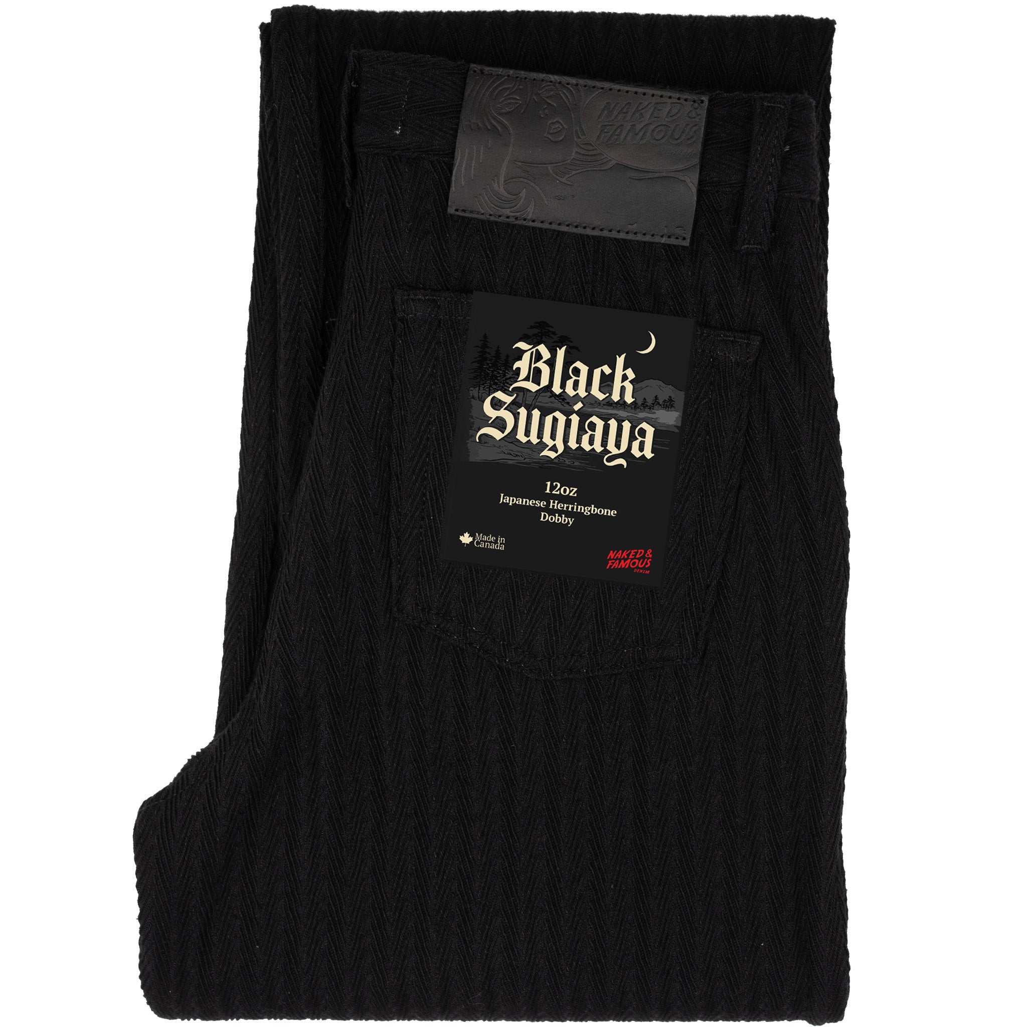 Pleated Trouser - Black Sugiaya