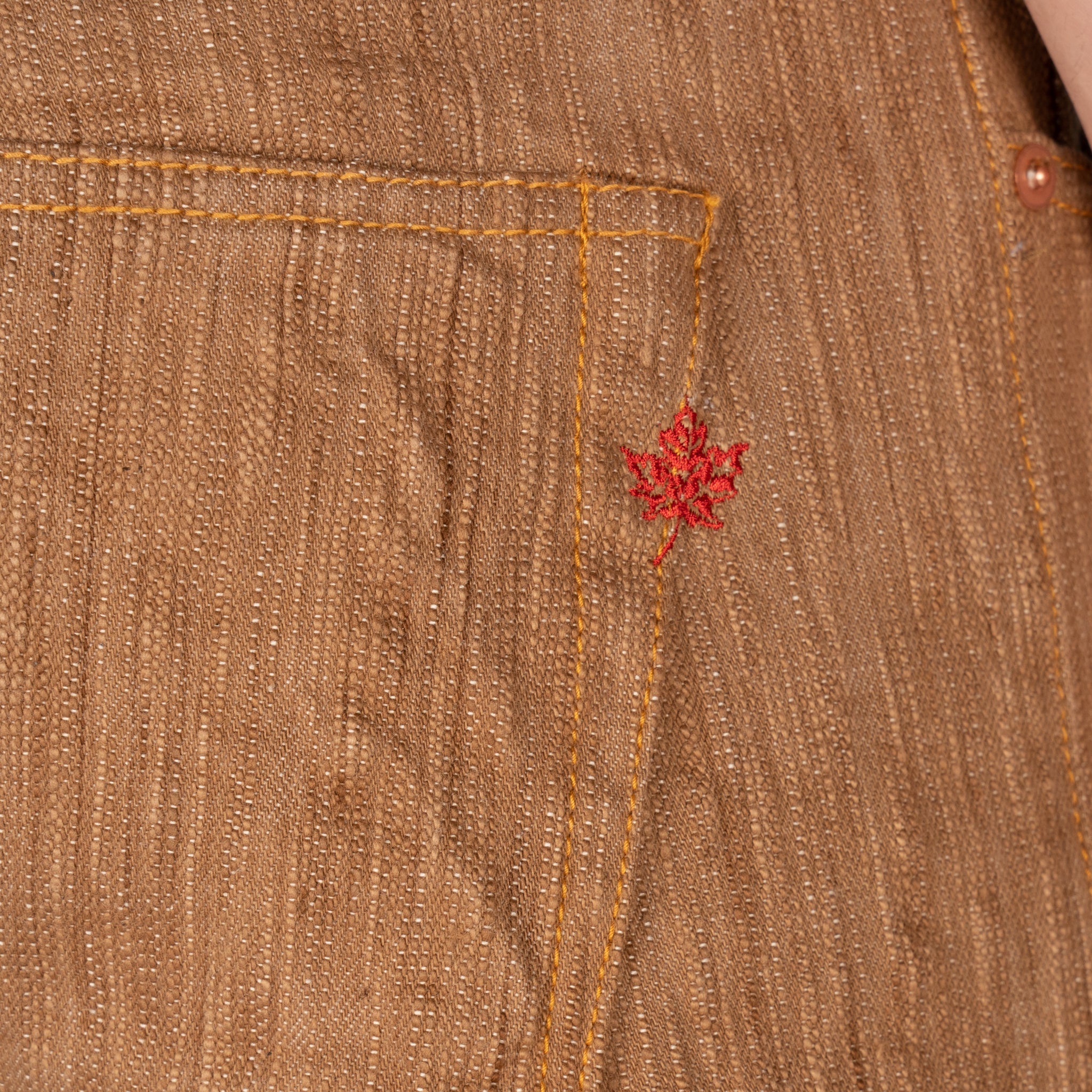 Super Guy - MIJ11 - Tokushima Hand Dyed Kakishibu Selvedge by Naked & Famous Denim