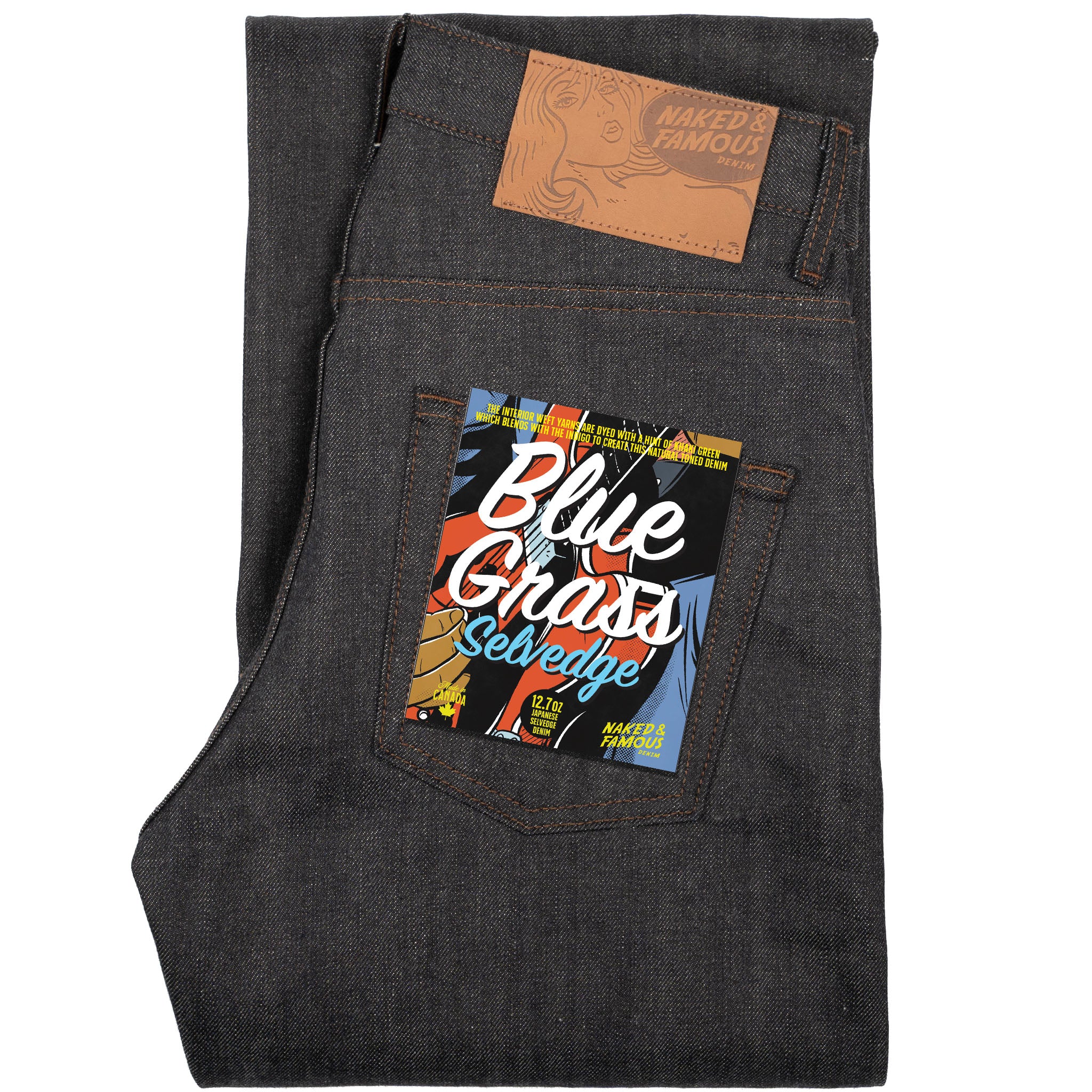 Strong Guy - Blue Grass Selvedge by Naked & Famous Denim