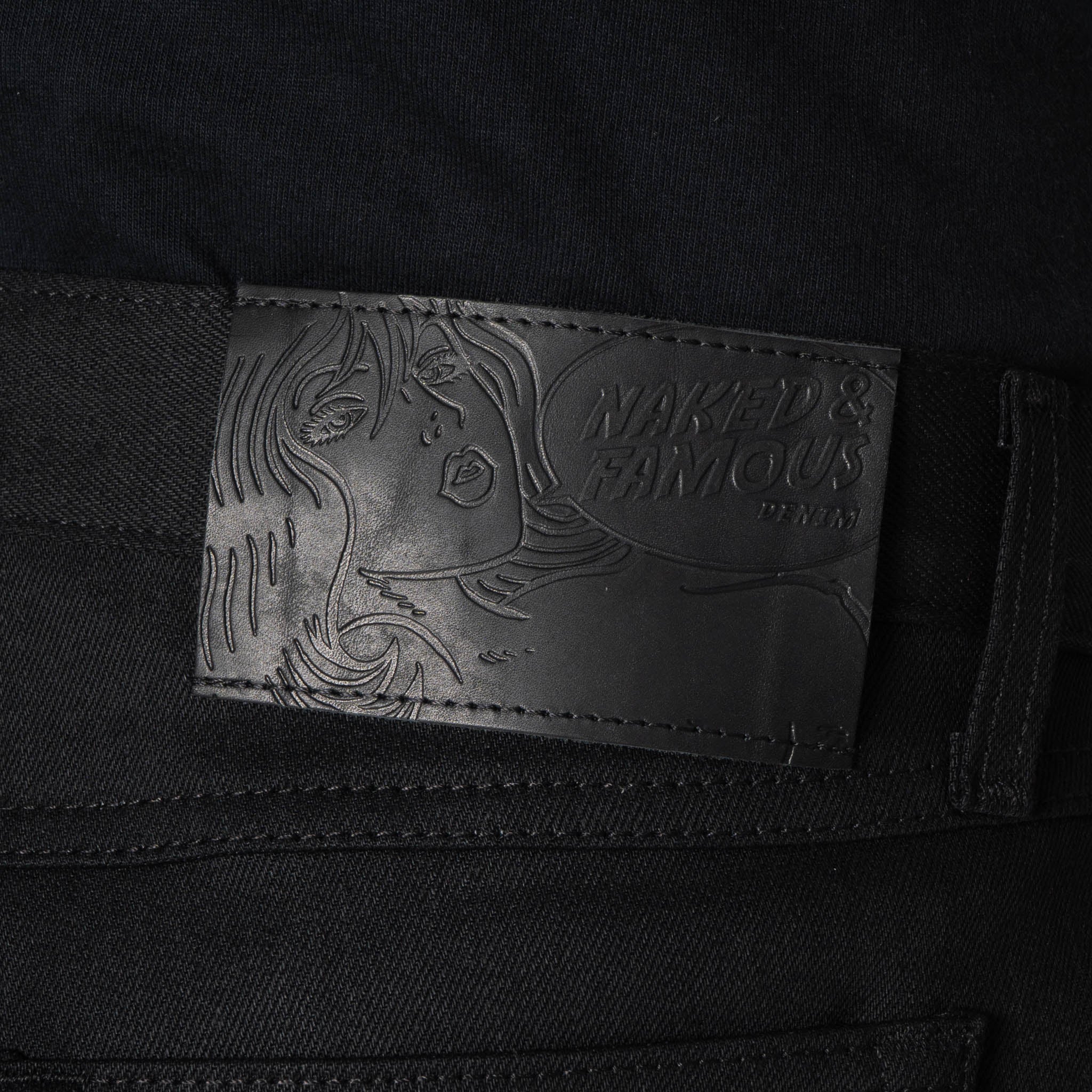 True Guy - Black Cobra Stretch Selvedge by Naked & Famous Denim