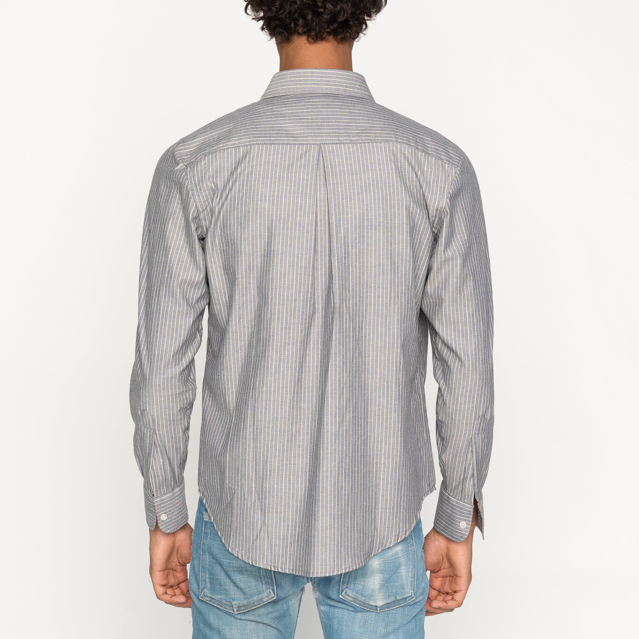 Easy Shirt - Soft Finish Classic Stripe - Indigo